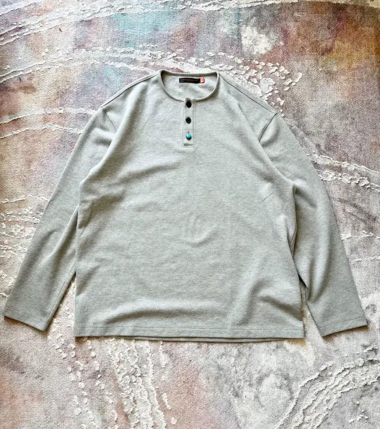 Undercover Sz 4 Undercover Calaite Button Henry Neck L/S Tee-2505 Size US XL / EU 56 / 4 - 4 Thumbnail