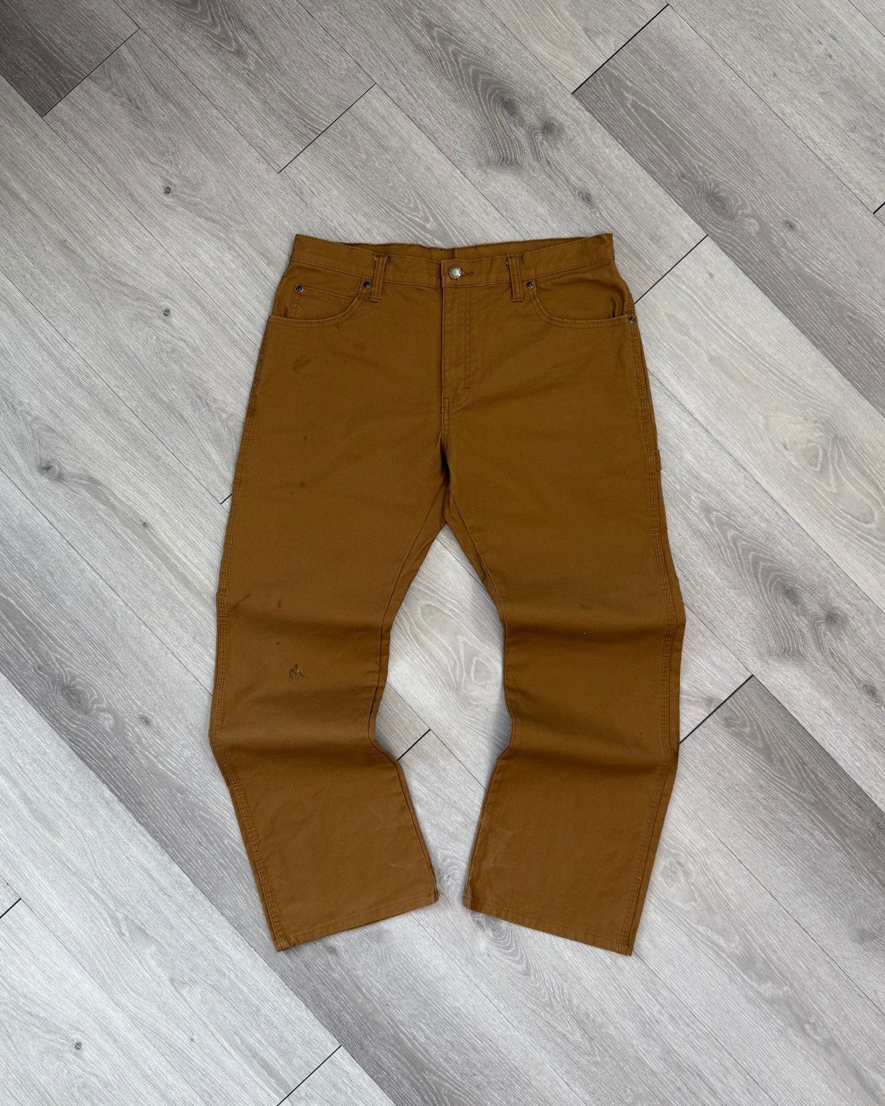 Dickies Vintage Dickies Men's Brown Carpenter Pants - Size 34x30 Size US 34 / EU 50 - 2 Thumbnail
