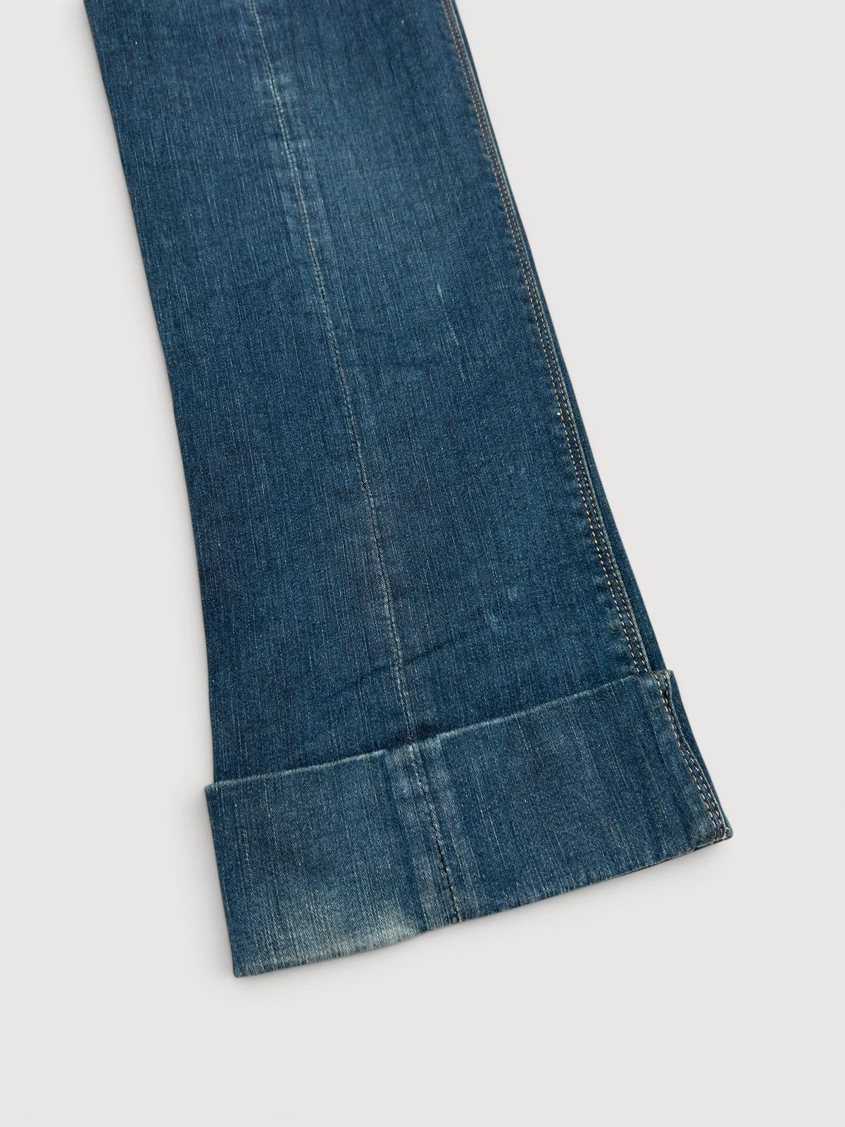 Prada FW2008 Croc Print Back Seam Denim Size US 31 - 8 Thumbnail