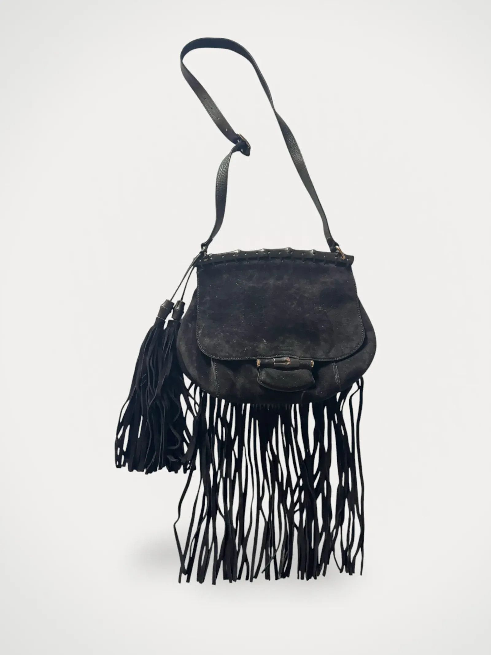 Gucci Gucci Fringe crossbody Bucket Bag Size ONE SIZE - 1 Thumbnail