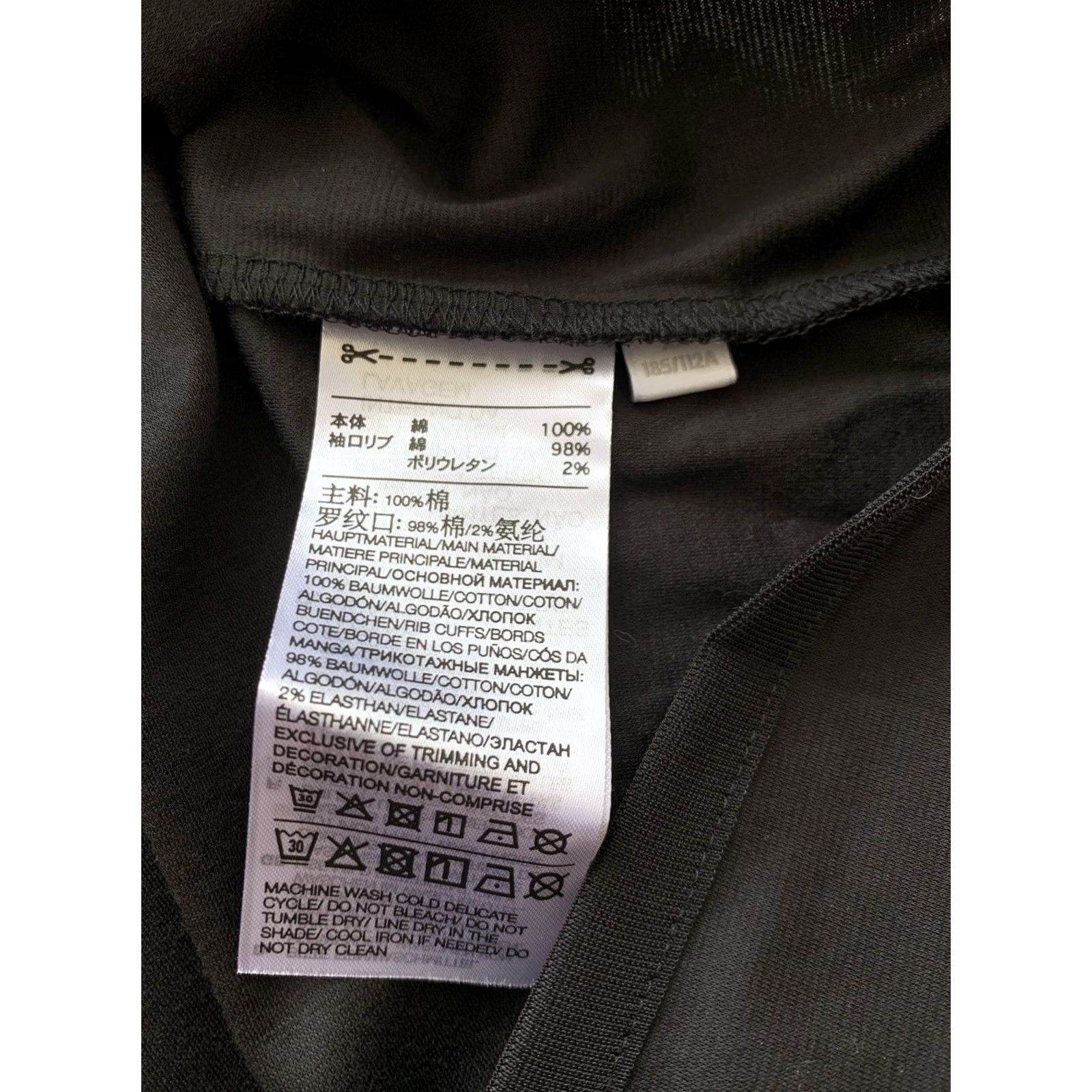 Yohji Yamamoto ADIDAS x YOHJI YAMAMOTO Y-3 REAL MADRID LONG SLEEVE POLO T SHIRT BLACK L Size US L / EU 52-54 / 3 - 7 Thumbnail