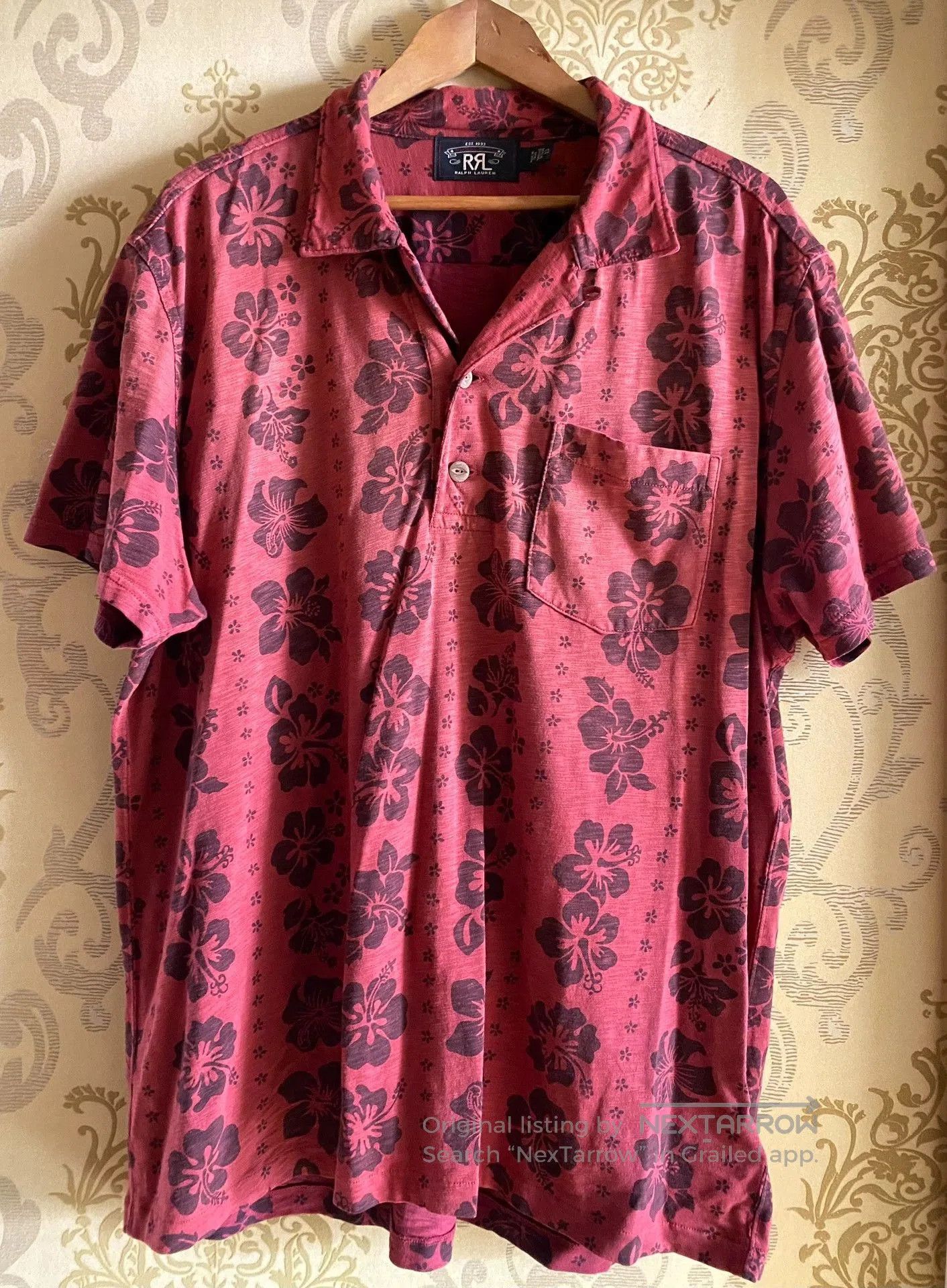 RRL Ralph Lauren RRL Hawaiian Print T. Size US XL / EU 56 / 4 - 3 Thumbnail