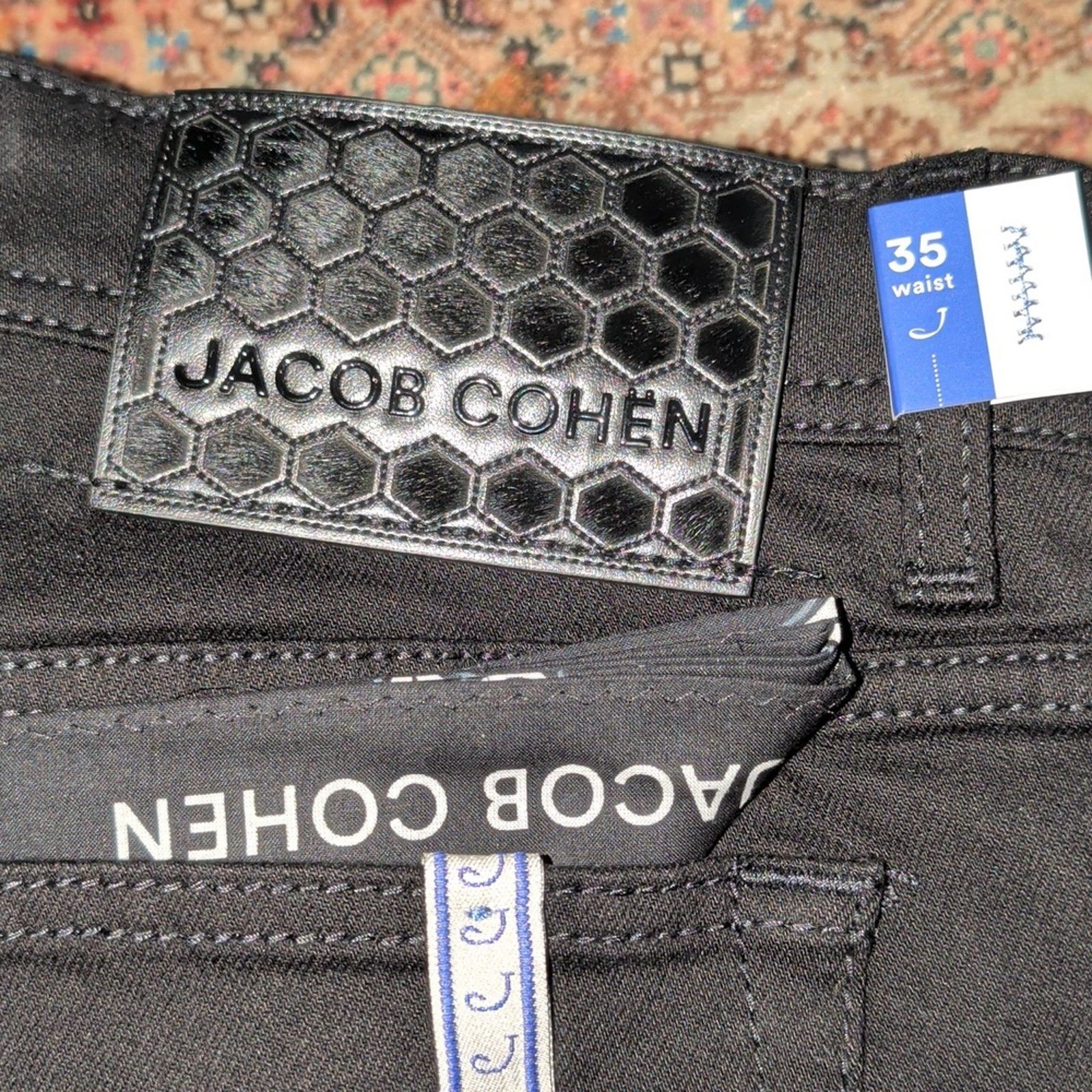 Jacob Cohen Jacob Cohen Black Men's Jeans Size 35 Size US 35 - 3 Thumbnail
