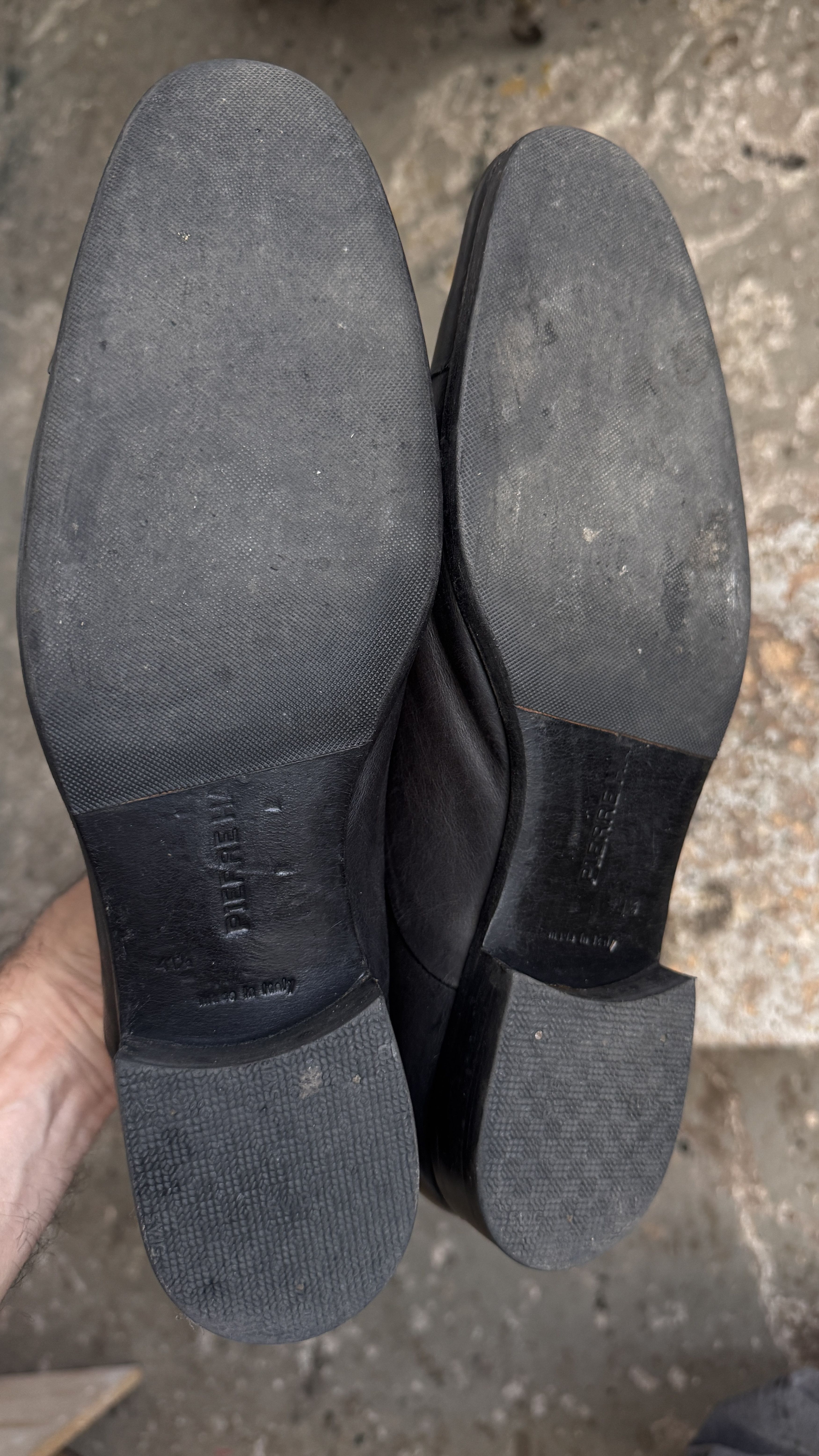 Pierre Hardy aa . KANGAROO OXFORDS . 28 CM . DARK GREY . MADE IN ITALY Size US 9.5 / EU 42-43 - 16 Thumbnail