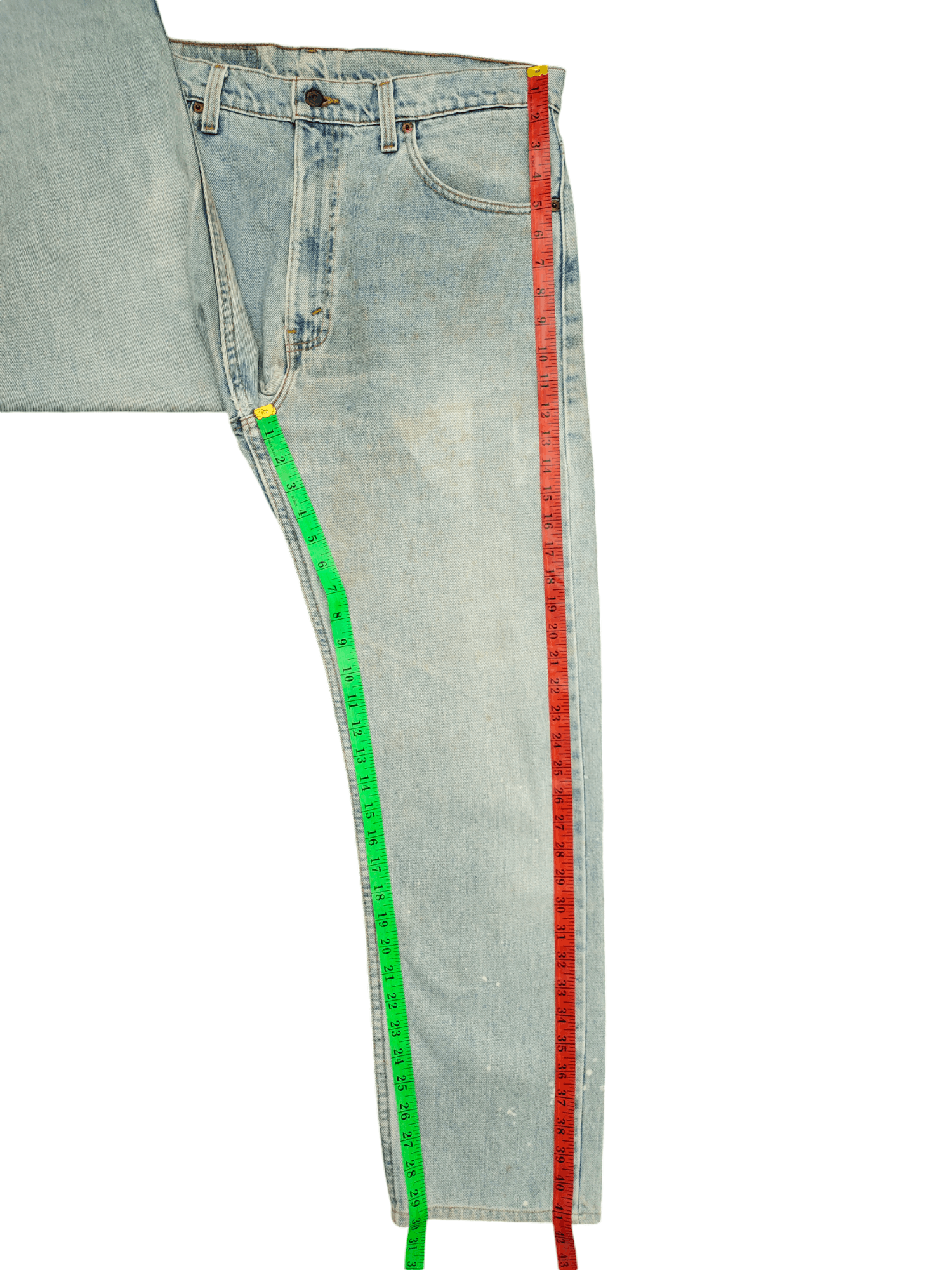 Levi's Vintage Clothing Vintage 90s Levi's 550 Sand Light Wash Faded Denim Jeans Size US 36 / EU 52 - 9 Thumbnail