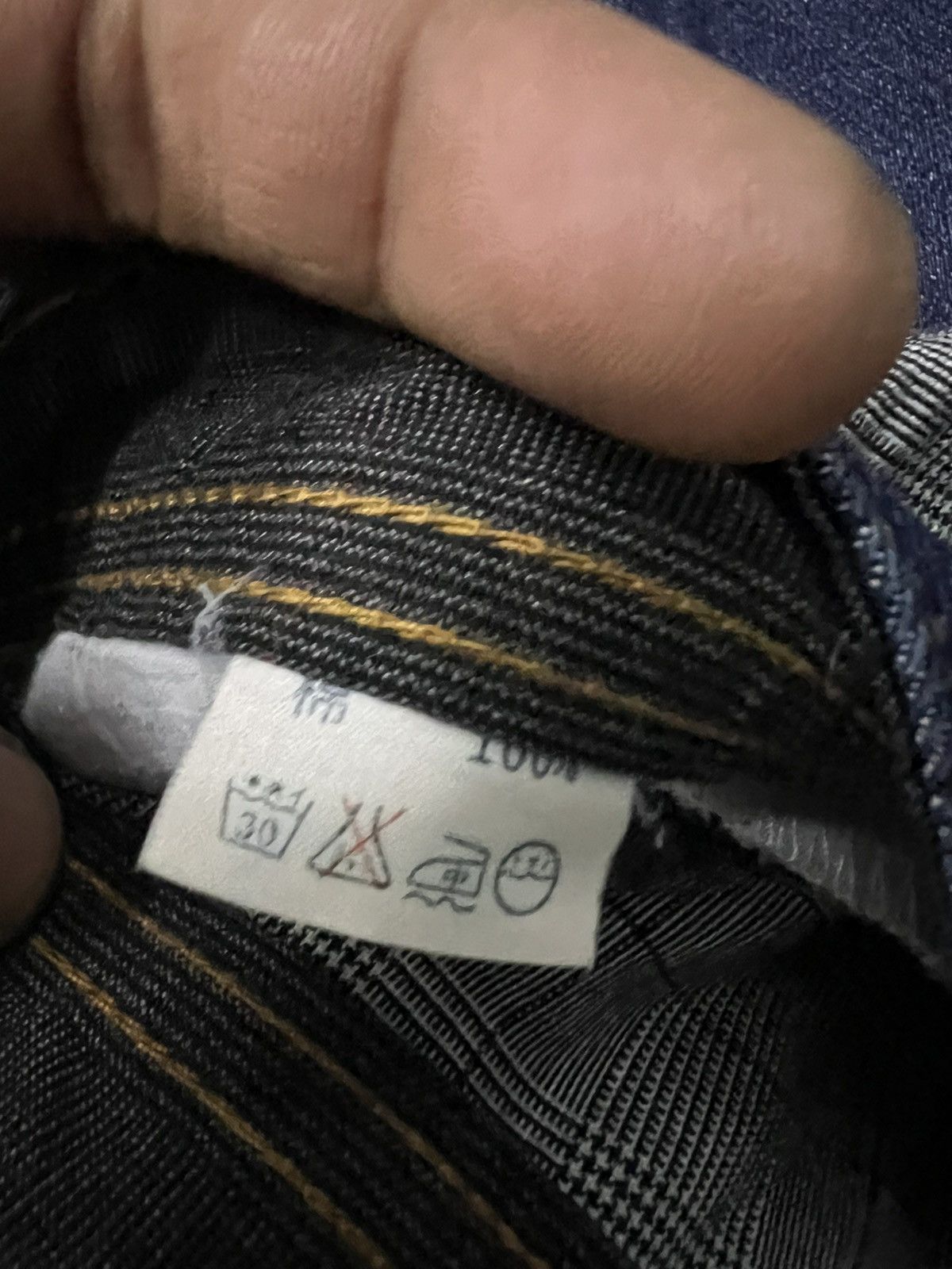 Japanese Brand × Vintage BREATHMINT INDIGO BLUE TWIST DENIM PANT Size US 32 / EU 48 - 11 Thumbnail