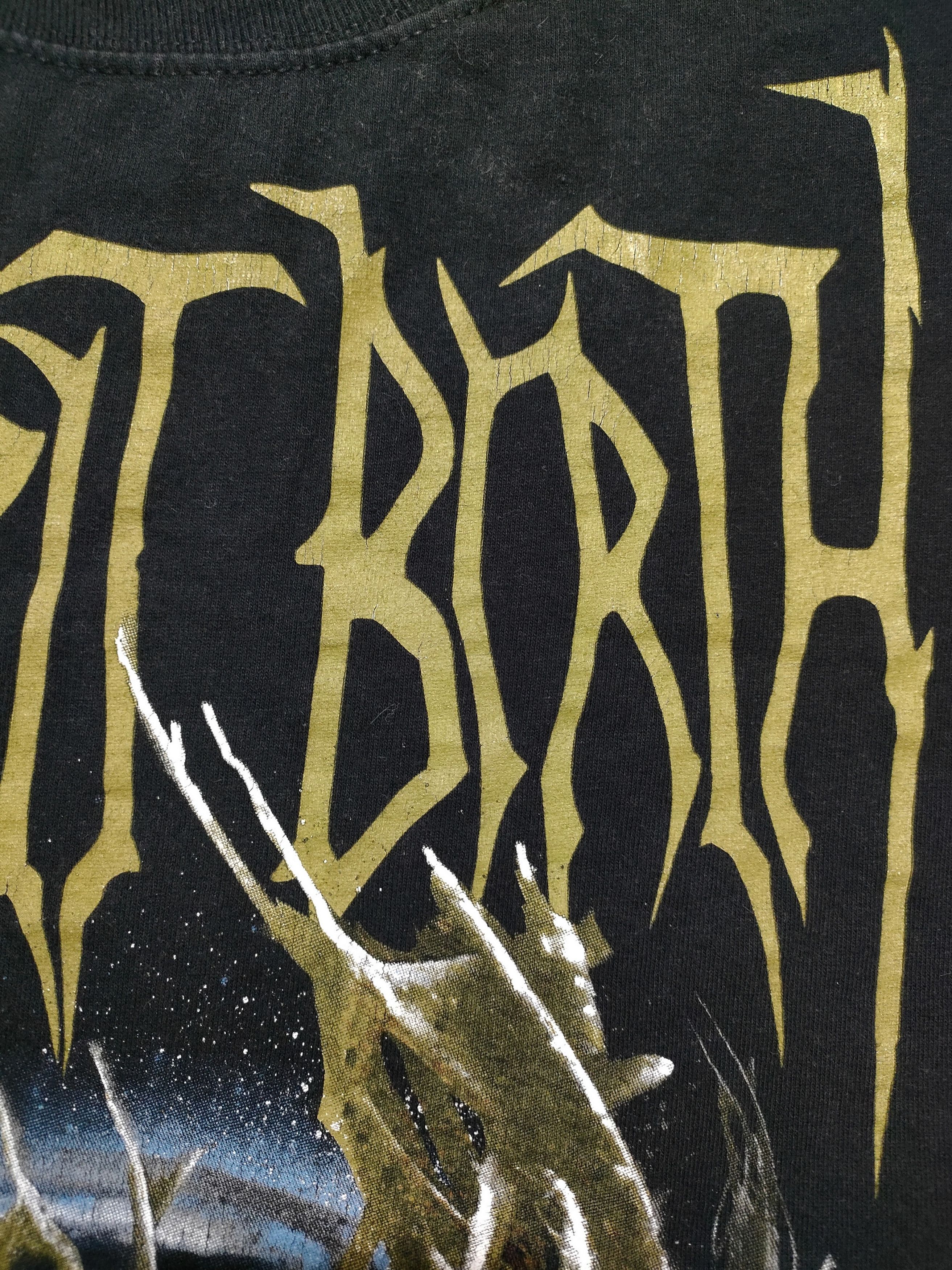 Band Tees 00s DECREPIT BIRTH Vintage Long Sleeve T-Shirt DEATH METAL Size US XXL / EU 58 / 5 - 6 Thumbnail