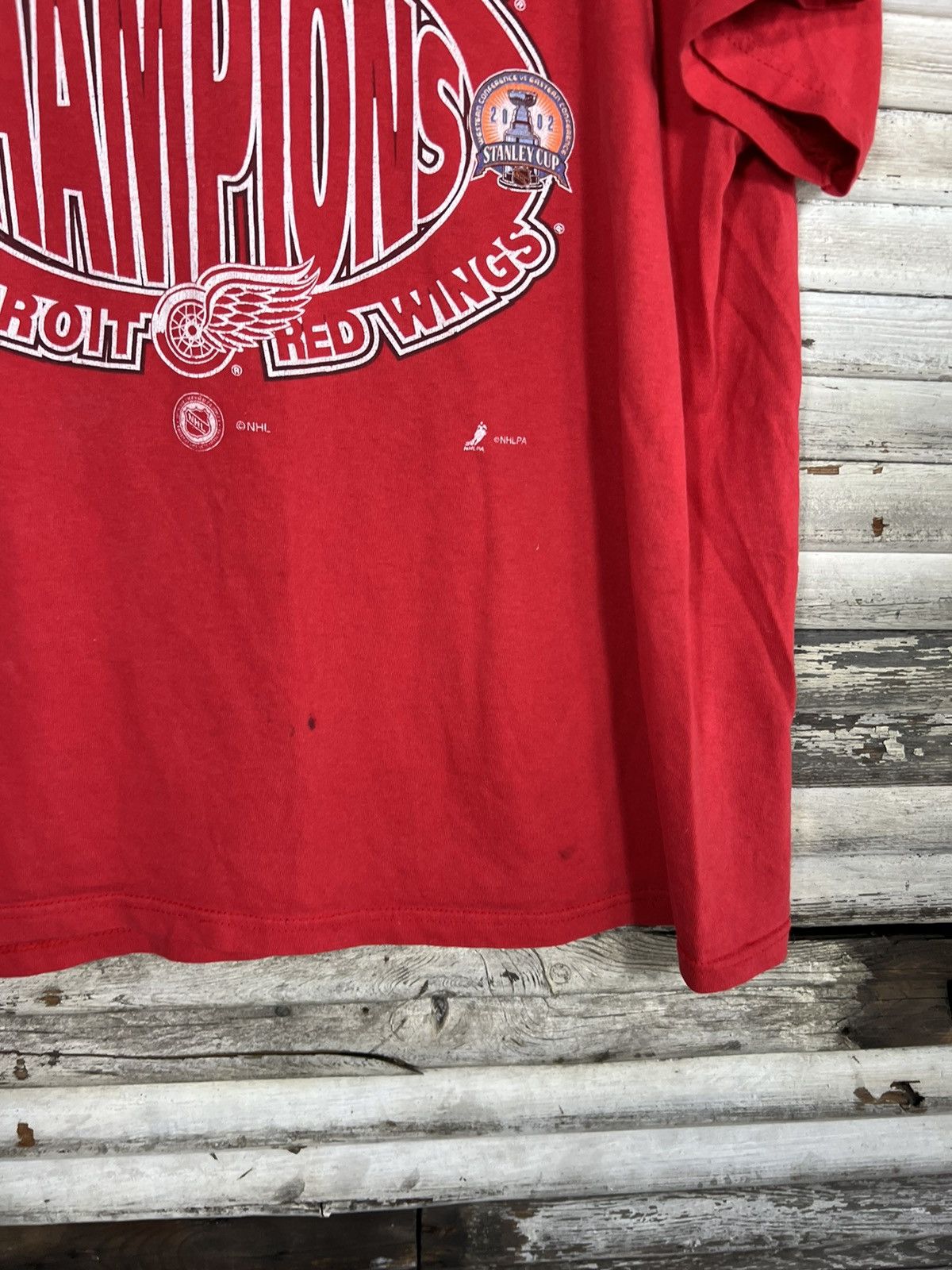 Vintage Vintage Detroit Red Wings Shirt Size US XL / EU 56 / 4 - 3 Thumbnail