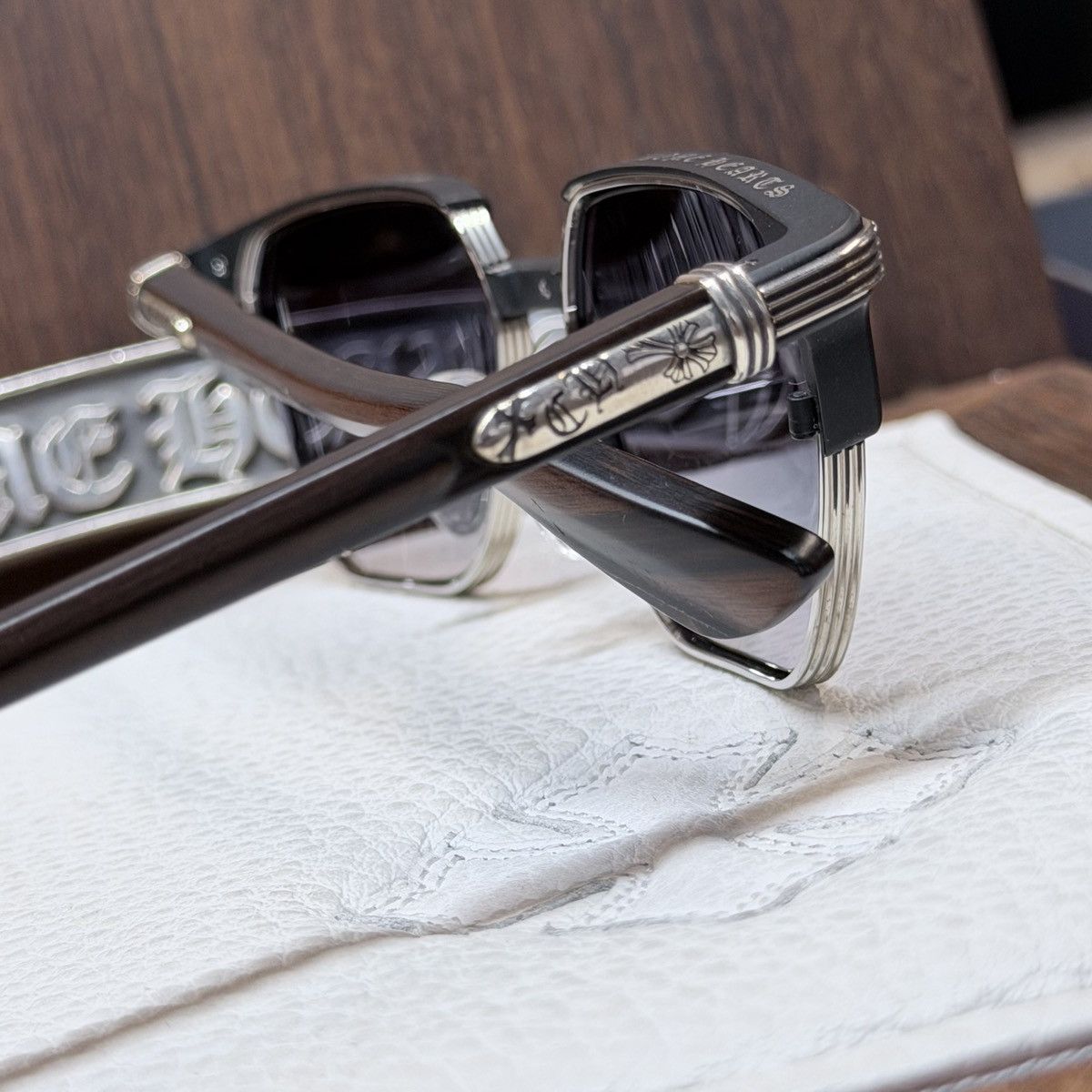 Chrome Hearts Chrome Hearts BLAZIN 1/1 Sunglasses Size ONE SIZE - 9 Thumbnail