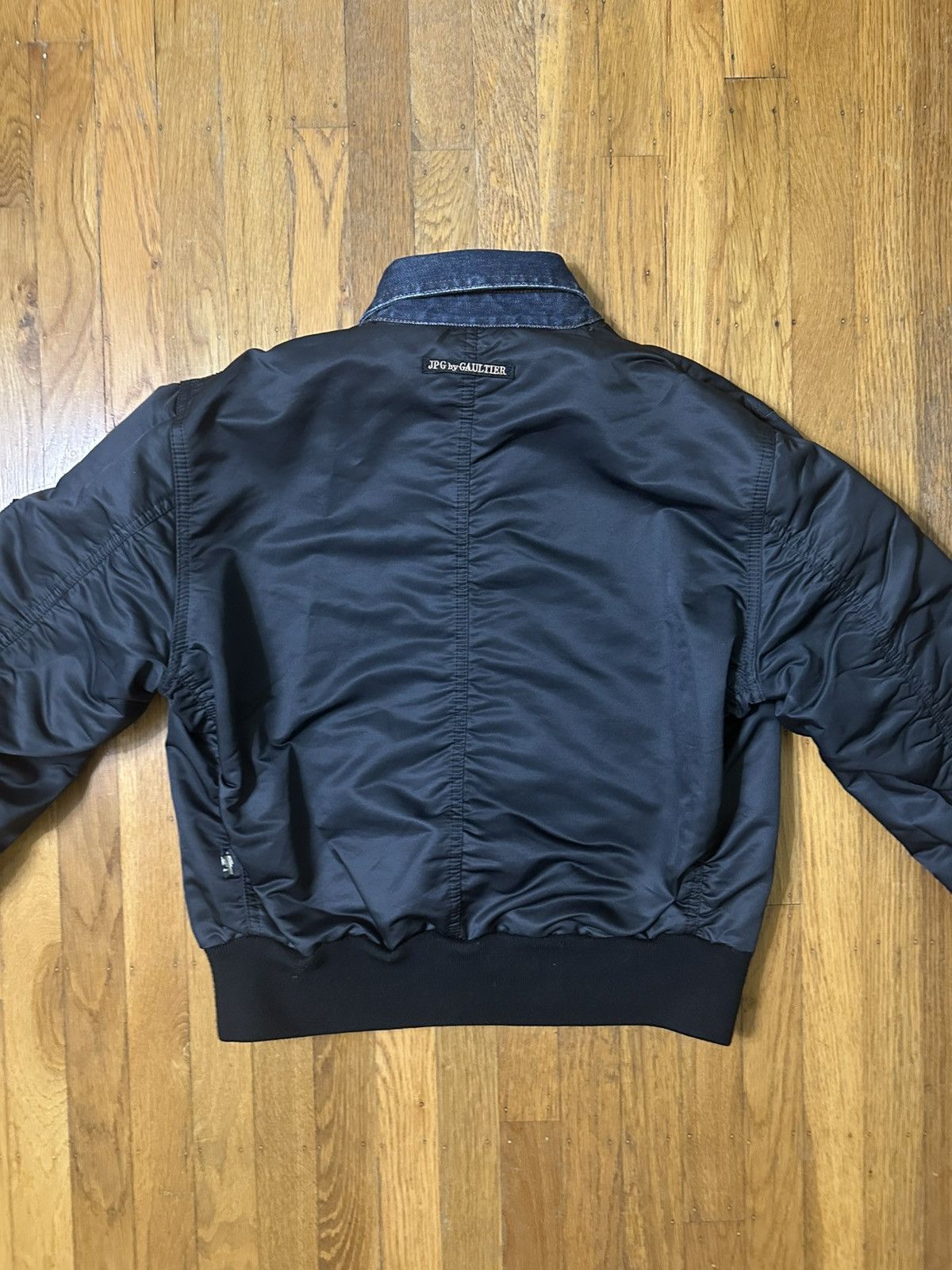 Jean Paul Gaultier Jean Paul Gaultier Reversible Denim Bomber Jacket Size US S / EU 44-46 / 1 - 3 Thumbnail