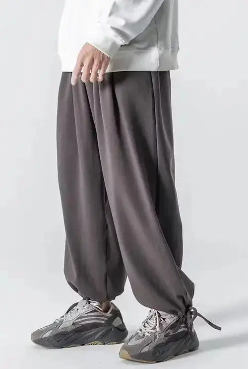 Japanese Brand 21SS Indigo Union Japan Dark Grey Minimal Jogger Pants Size US 31 - 4 Thumbnail