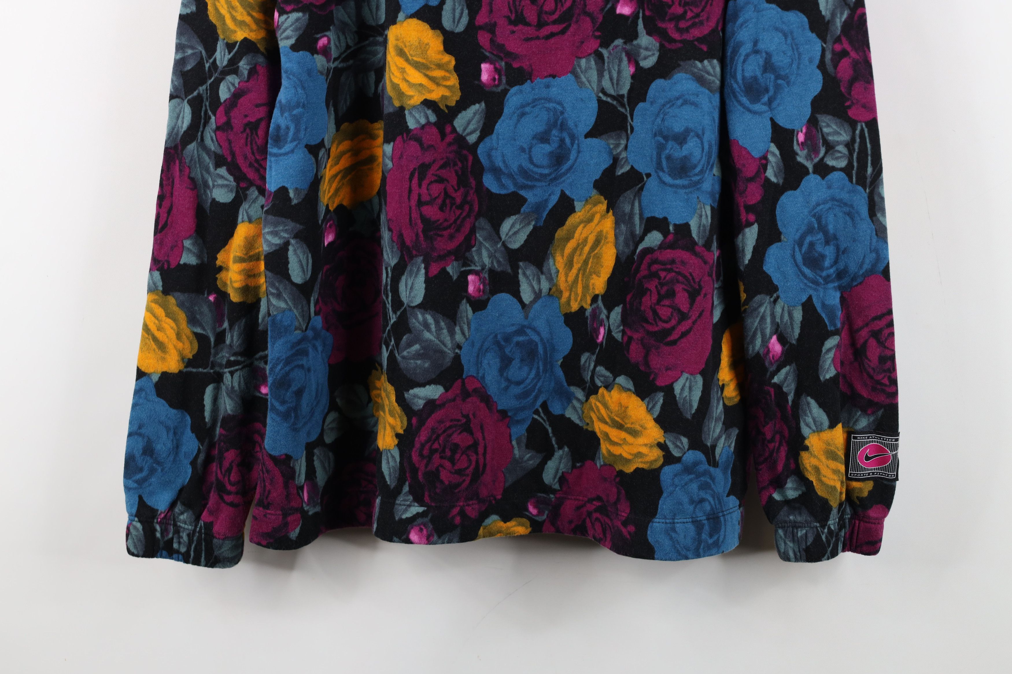 Nike Nike Floral Flower Power All Over Print Crewneck Sweatshirt Size L / US 10 / IT 46 - 3 Thumbnail