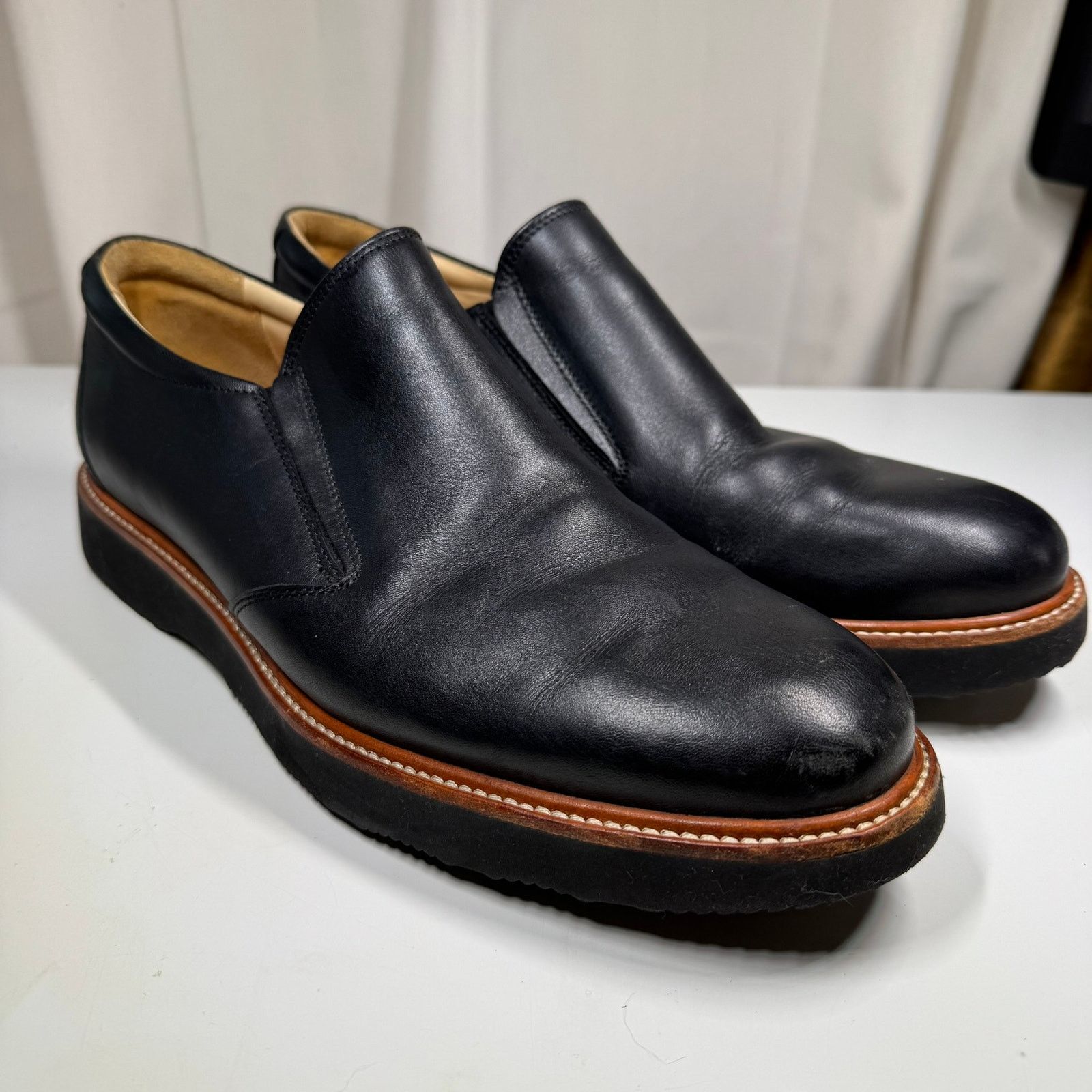 Samuel Hubbard Samuel Hubbard Frequent Traveler Leather Slip On Loafers 9 Size US 9 / EU 42 - 3 Thumbnail