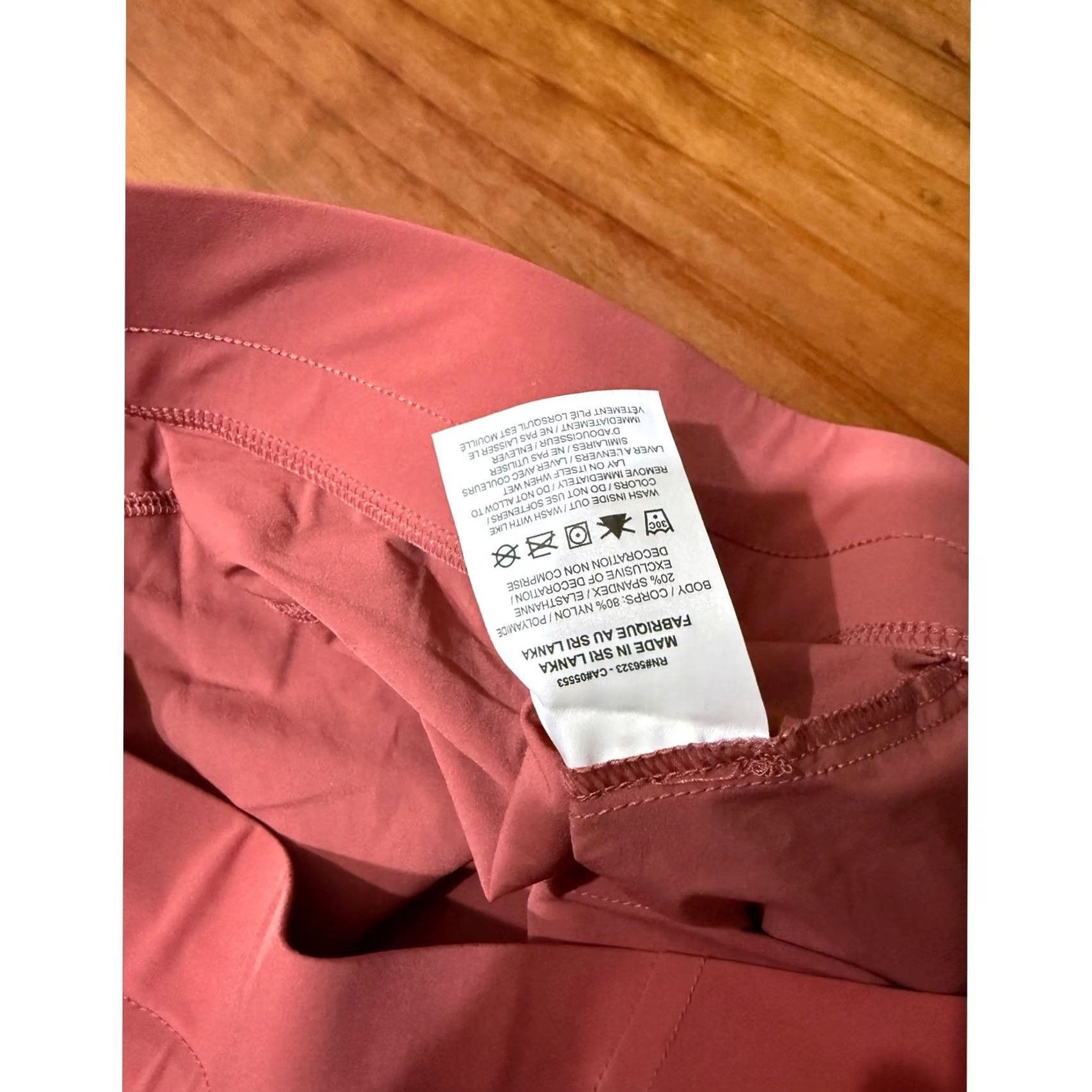 Nike Nike Bliss Luxe Women's Pants XL Pull on Track Pants Pink 35 in Waist Inseam 25 in Polyester Stretch Casual Sports Theme 2020s Mens Womens Boys Girls Size 24" / US 00 / IT 34 - 4 Thumbnail
