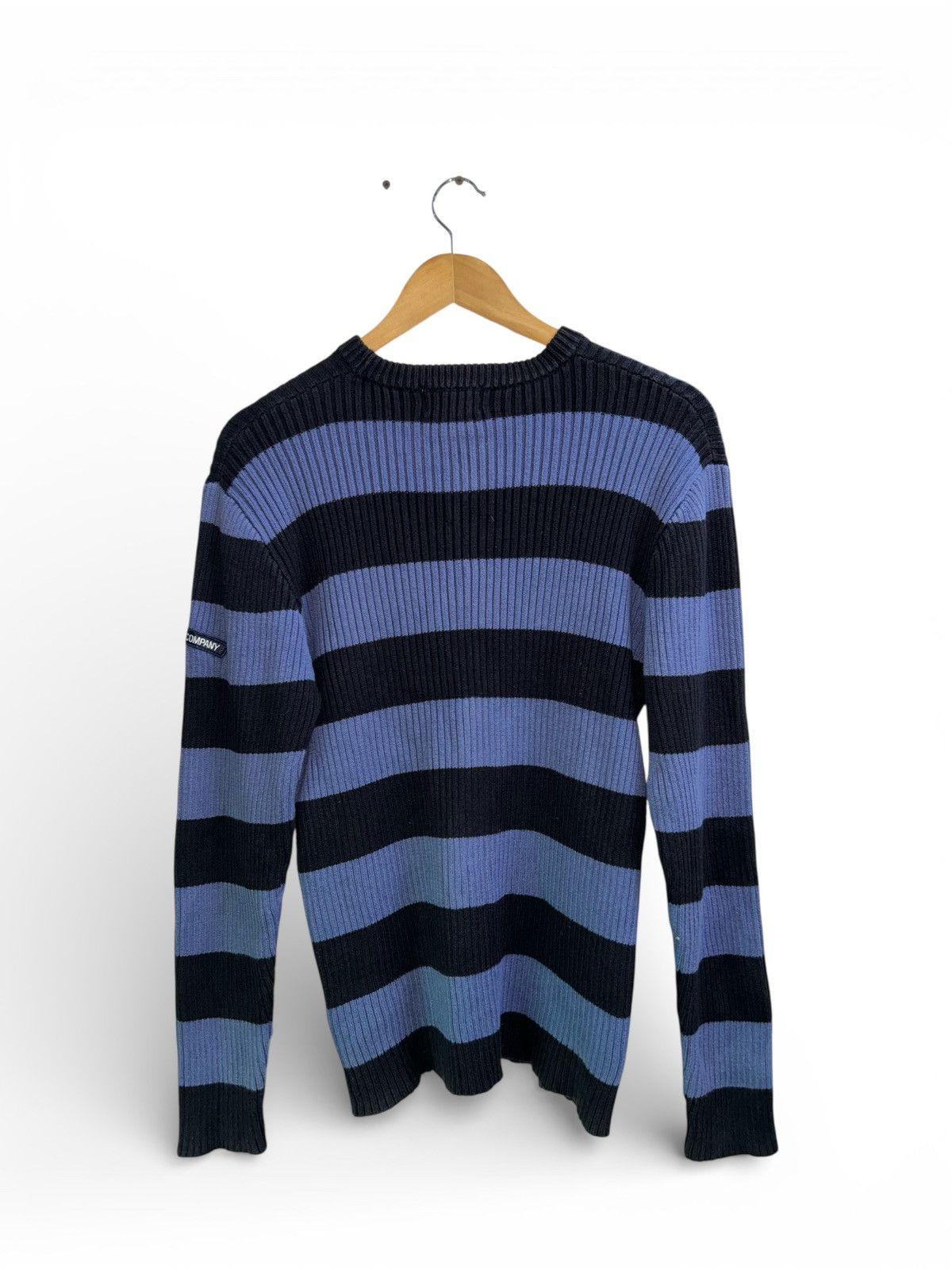 Ralph Lauren 90s Polo Jeans Company Striped Ribbed Sweater Size US M / EU 48-50 / 2 - 4 Thumbnail