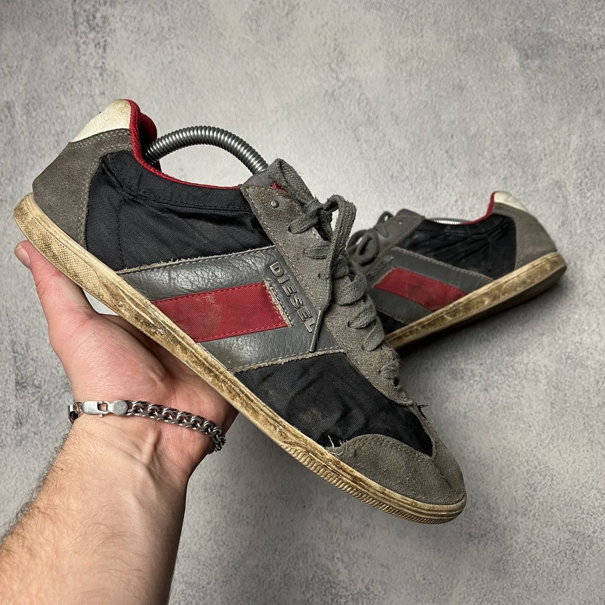 Diesel × Vintage Vintage Lounge Diesel Industry ASICS style y2k sneakers Size US 9 / EU 42 - 1 Thumbnail
