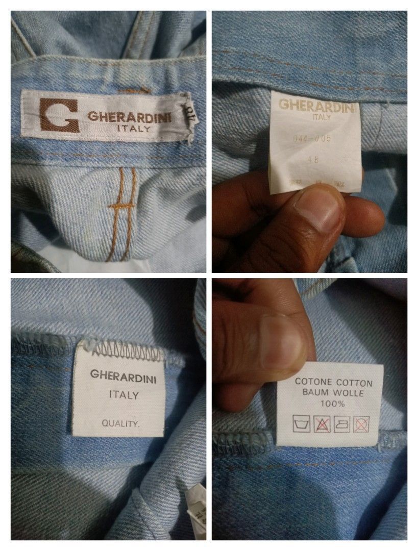 Vintage Vintage gherardini jeans x designer Size 30" / US 8 / IT 44 - 10 Thumbnail