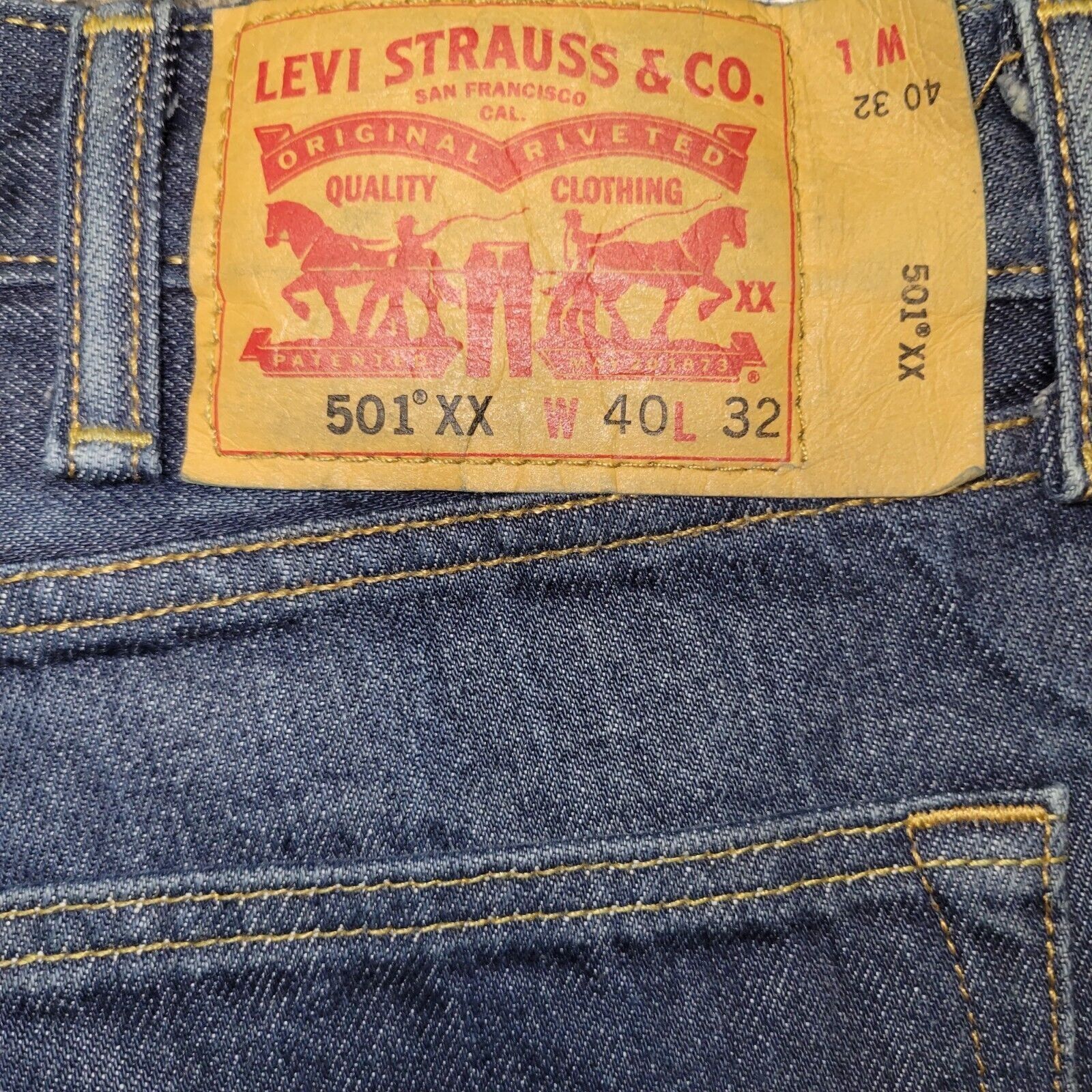 Levi's Levi's 501XX Classic Jeans Size 40/32. Excellent Condition. Size US 40 / EU 56 - 6 Thumbnail