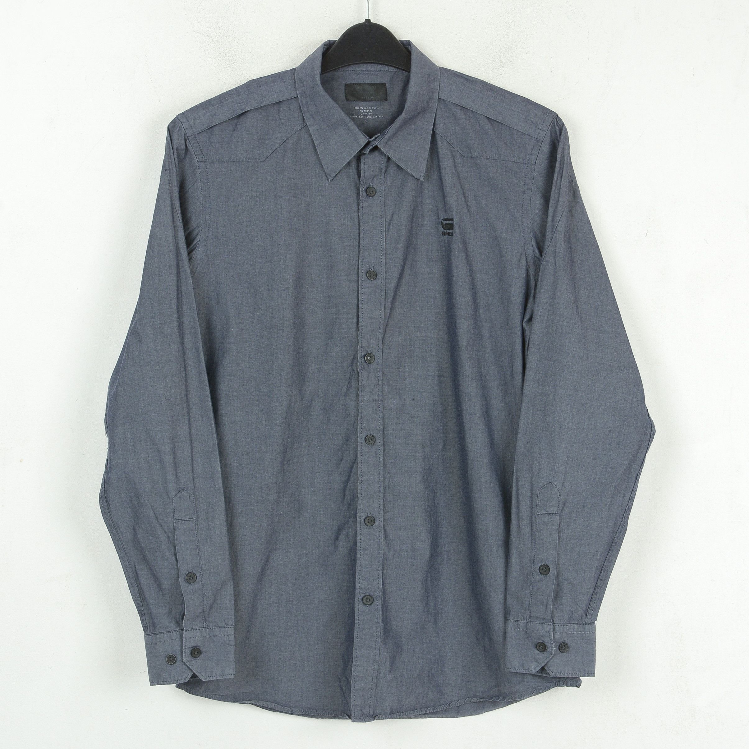 G-Star Men Shirt Correct Line Casual Dress Button Up Long Sleeve Size US L / EU 52-54 / 3 - 1 Thumbnail