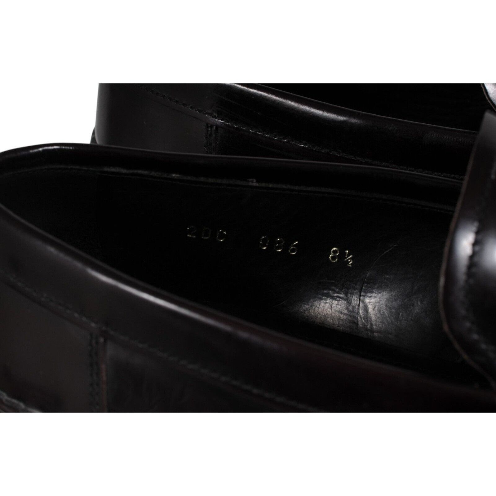 Prada Tassel Loafers Burgundy Red Leather - 02491 Size US 9.5 / EU 42-43 - 9 Thumbnail