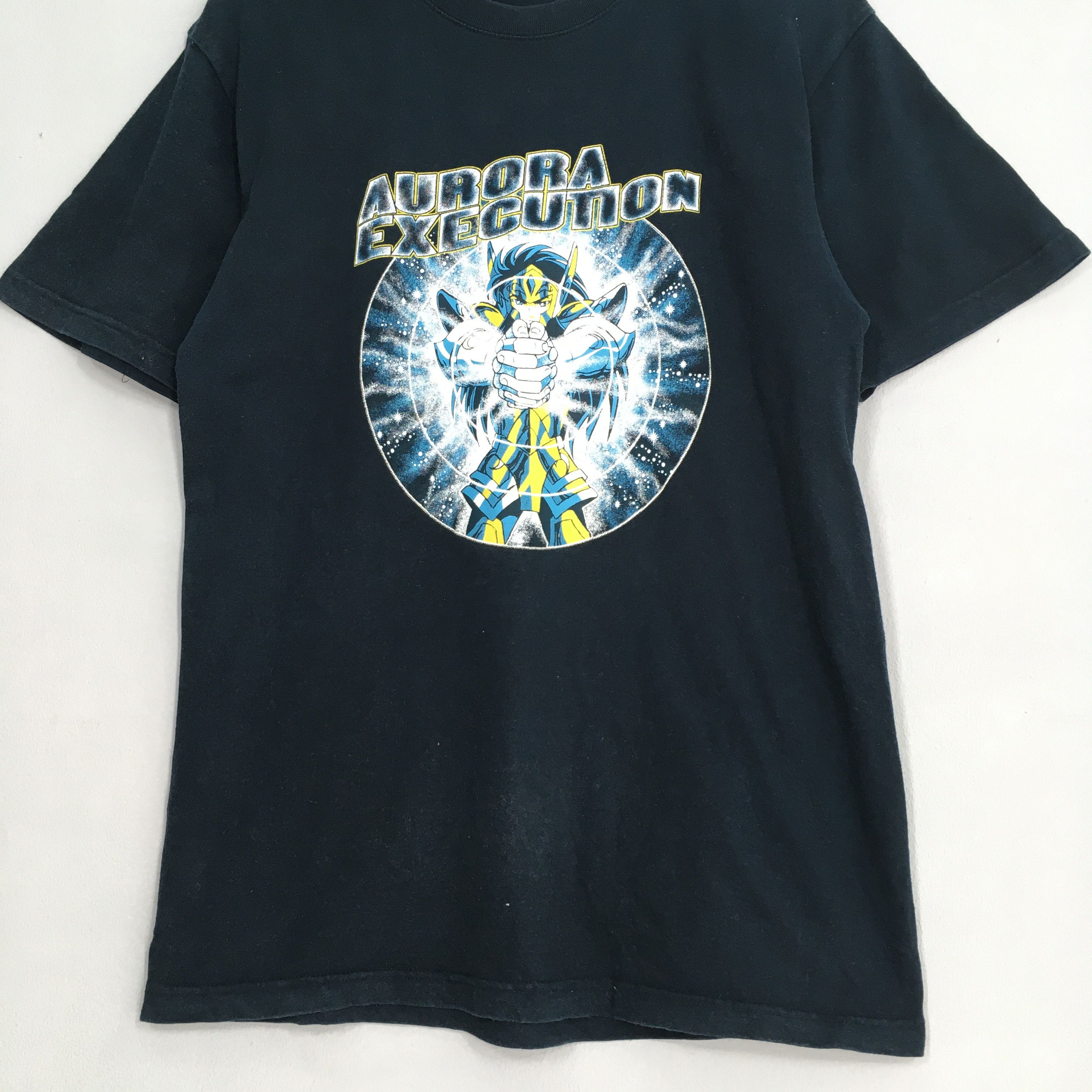 Anime Aurora Execution Aquarius Camus Anime Japanese Tshirt M Size US M / EU 48-50 / 2 - 3 Thumbnail