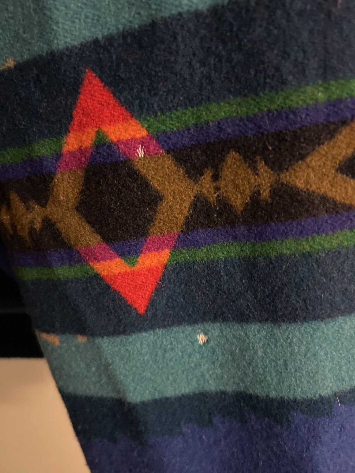 Pendleton VINTAGE MADE IN USA PENDLETON WEATERNWEAR AZTEC WOOL Medium Size US M / EU 48-50 / 2 - 6 Thumbnail