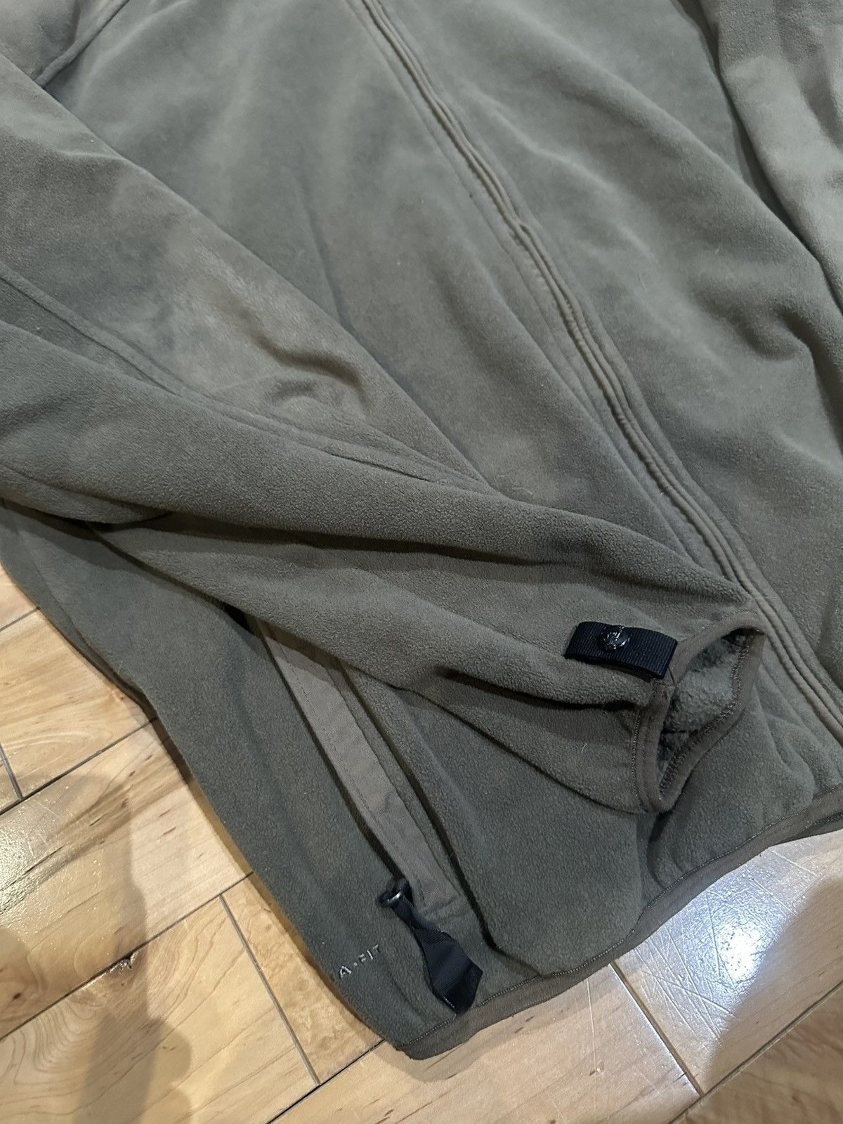 Nike ACG Vintage Olive Green Fleece Zip Up Jacket Size US XL / EU 56 / 4 - 2 Thumbnail