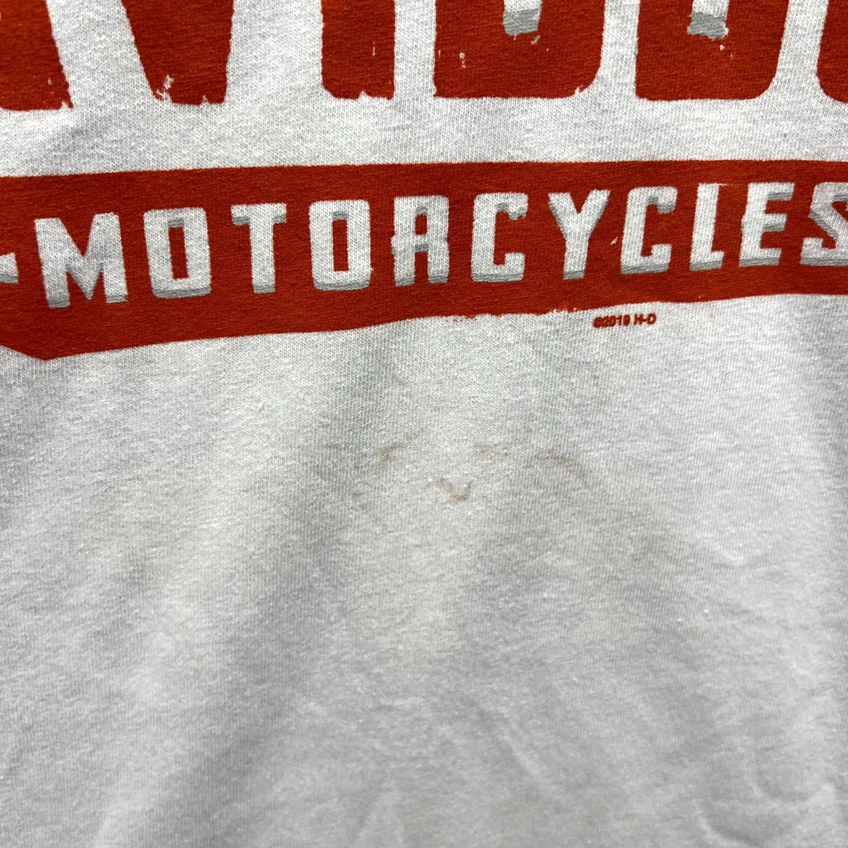 Harley Davidson Harley-Davidson Shirt Men 4XL White Red Motorcycle Biker Long Sleeve 2017 NEW Size US XXL / EU 58 / 5 - 7 Thumbnail