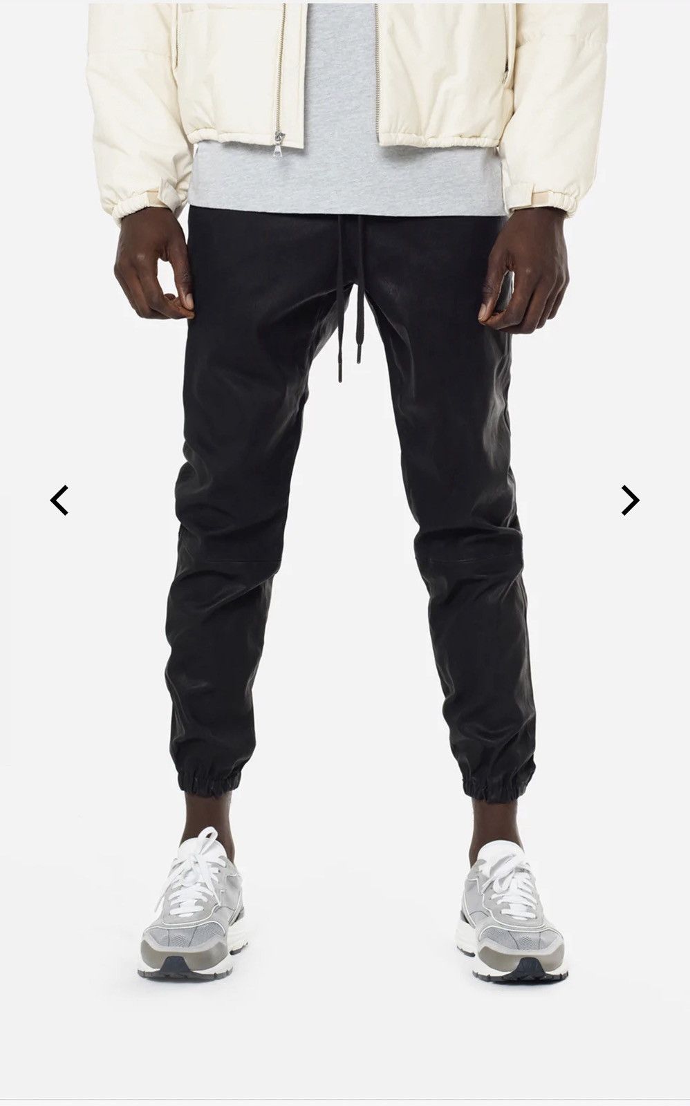 John Elliott John Elliott LA Leather Pants Black Size US 34 / EU 50 - 1 Thumbnail