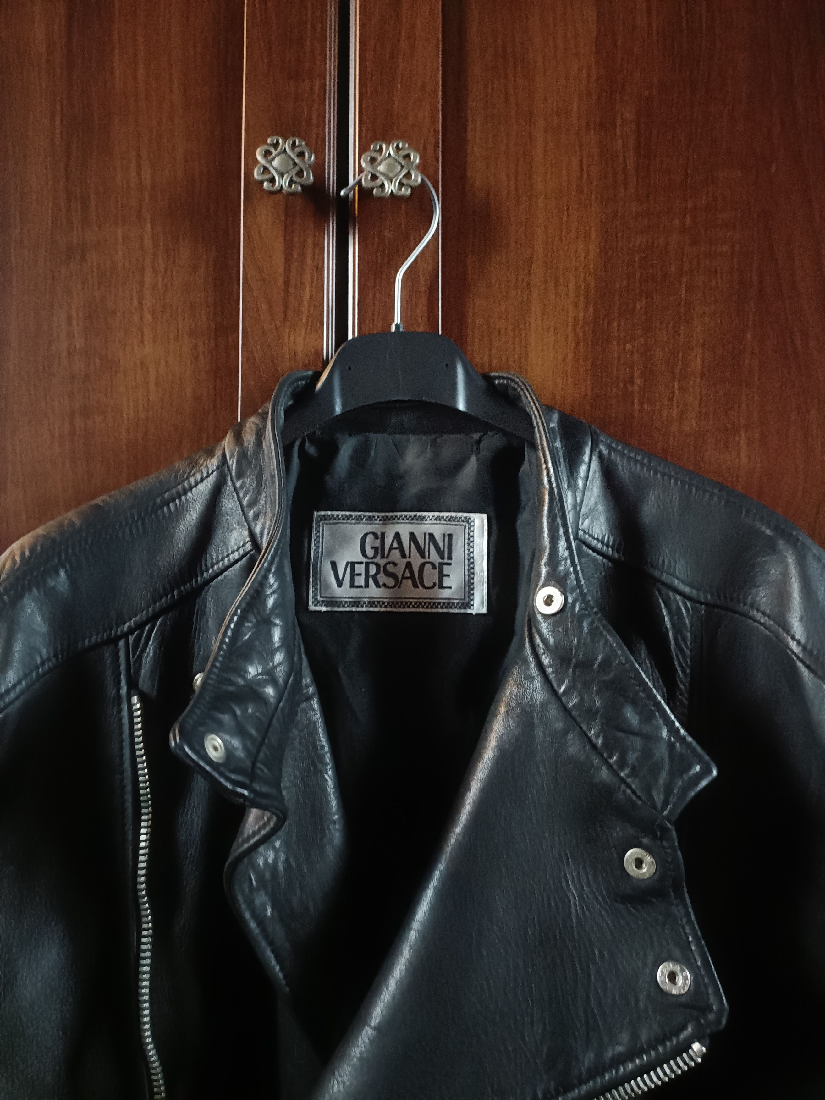 Versace Gianni Versace 1990' 1 of 1 Leather Jacket Ace Of Spades Size US M / EU 48-50 / 2 - 7 Thumbnail