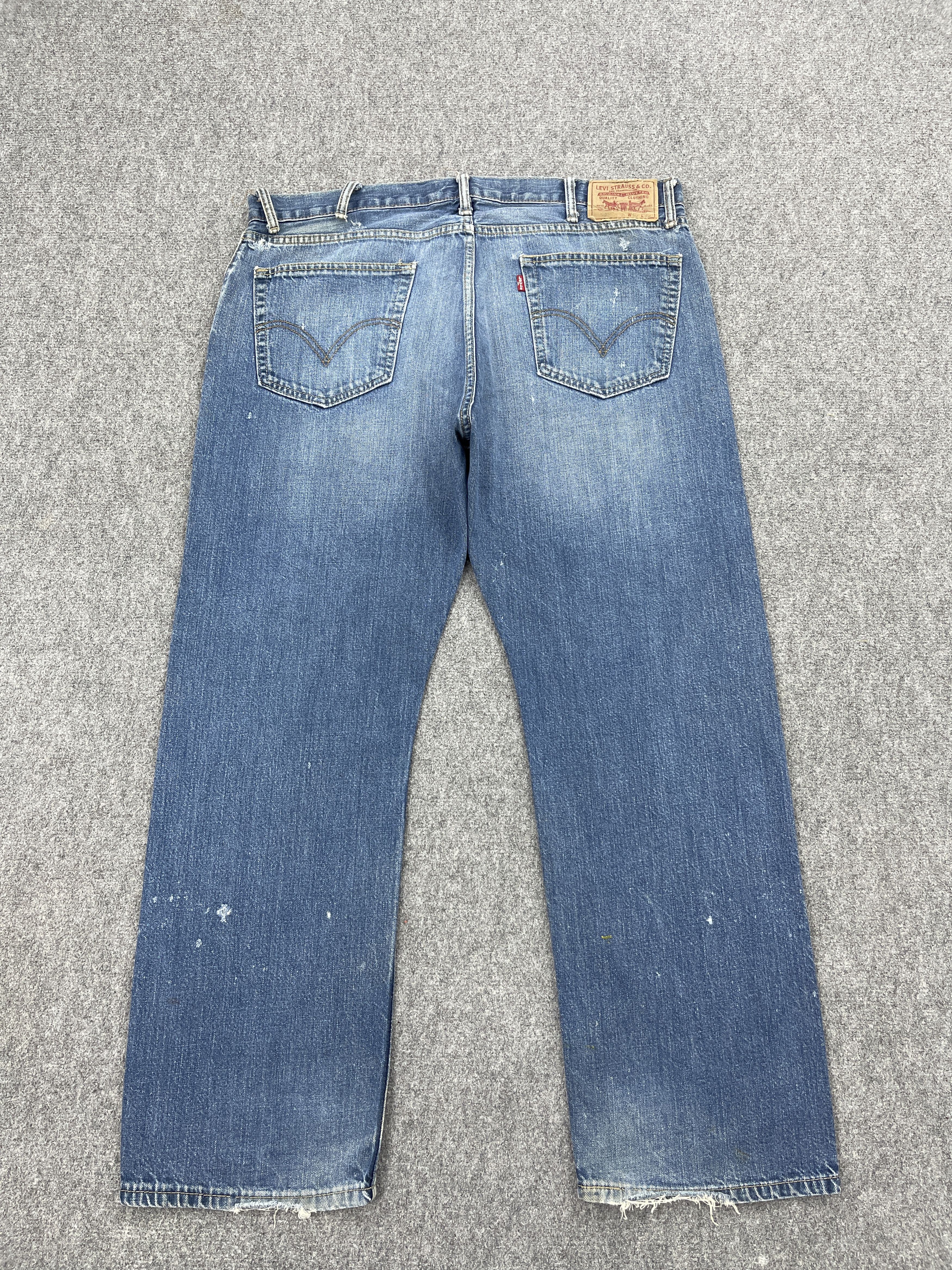 Levi's Vintage Sun Faded Straight Fit Levis 505 Jeans DP2492 Size US 39 - 3 Thumbnail