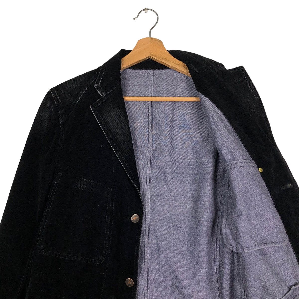 Issey Miyake 🔥Vintage Chore Work Jacket Tete Homme Issey Miyake Japan Size US L / EU 52-54 / 3 - 12 Thumbnail