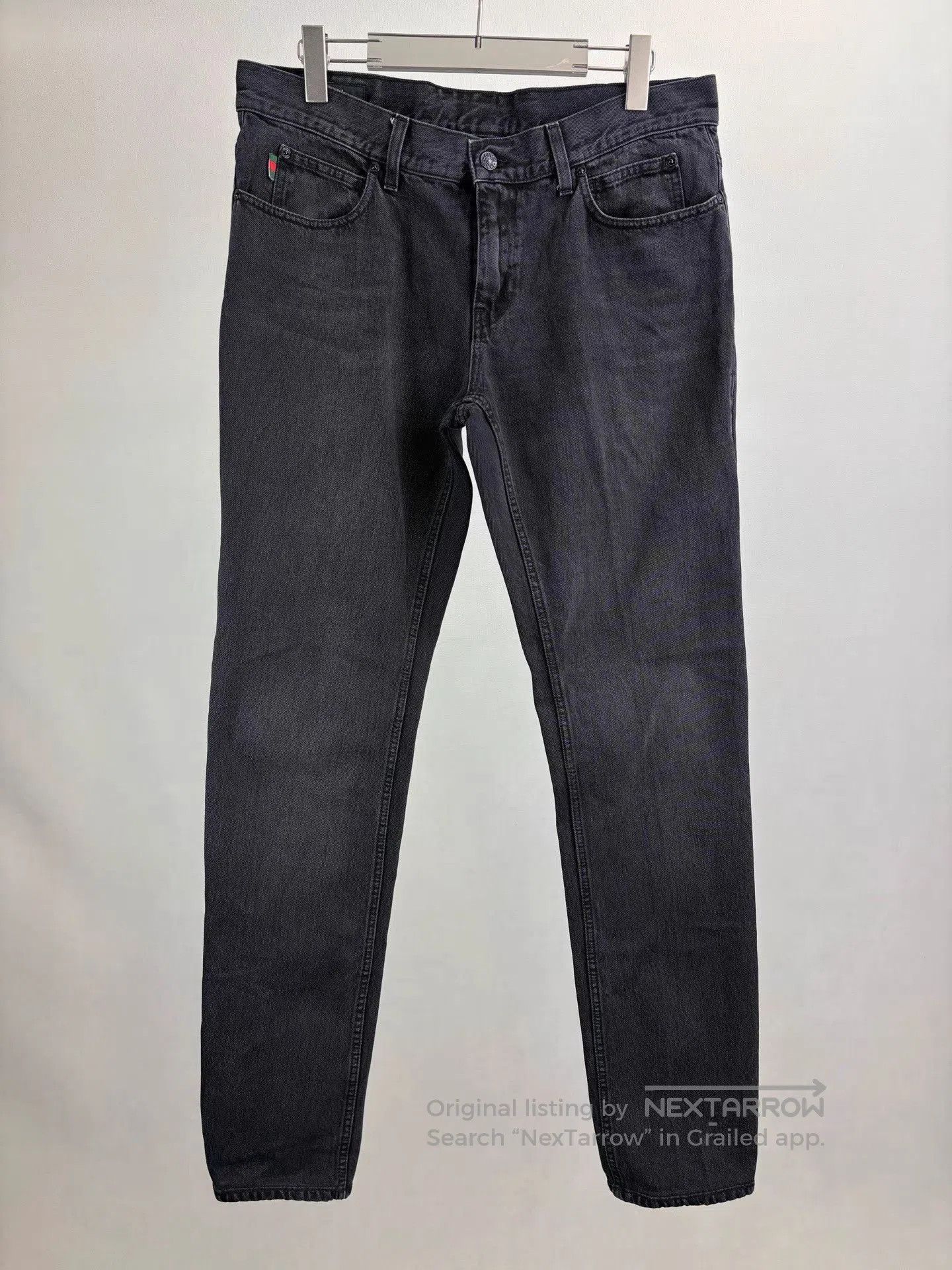 Gucci Black Denim Pants Size 34. Size US 34 / EU 50 - 1 Thumbnail