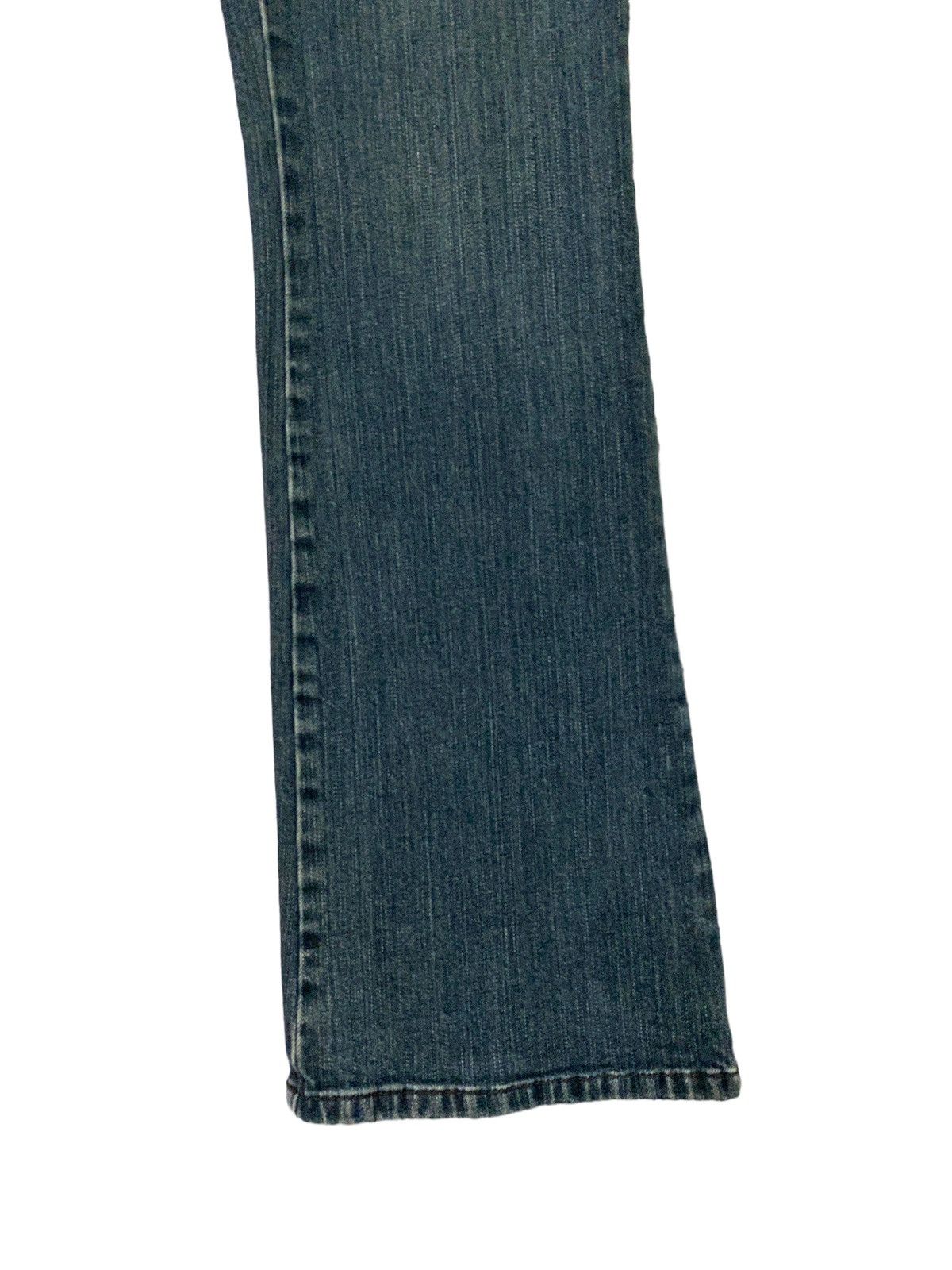 Harley Davidson Flared HARLEY DAVIDSON Leather Boot Cut Denim Jeans Size US 29 - 9 Thumbnail
