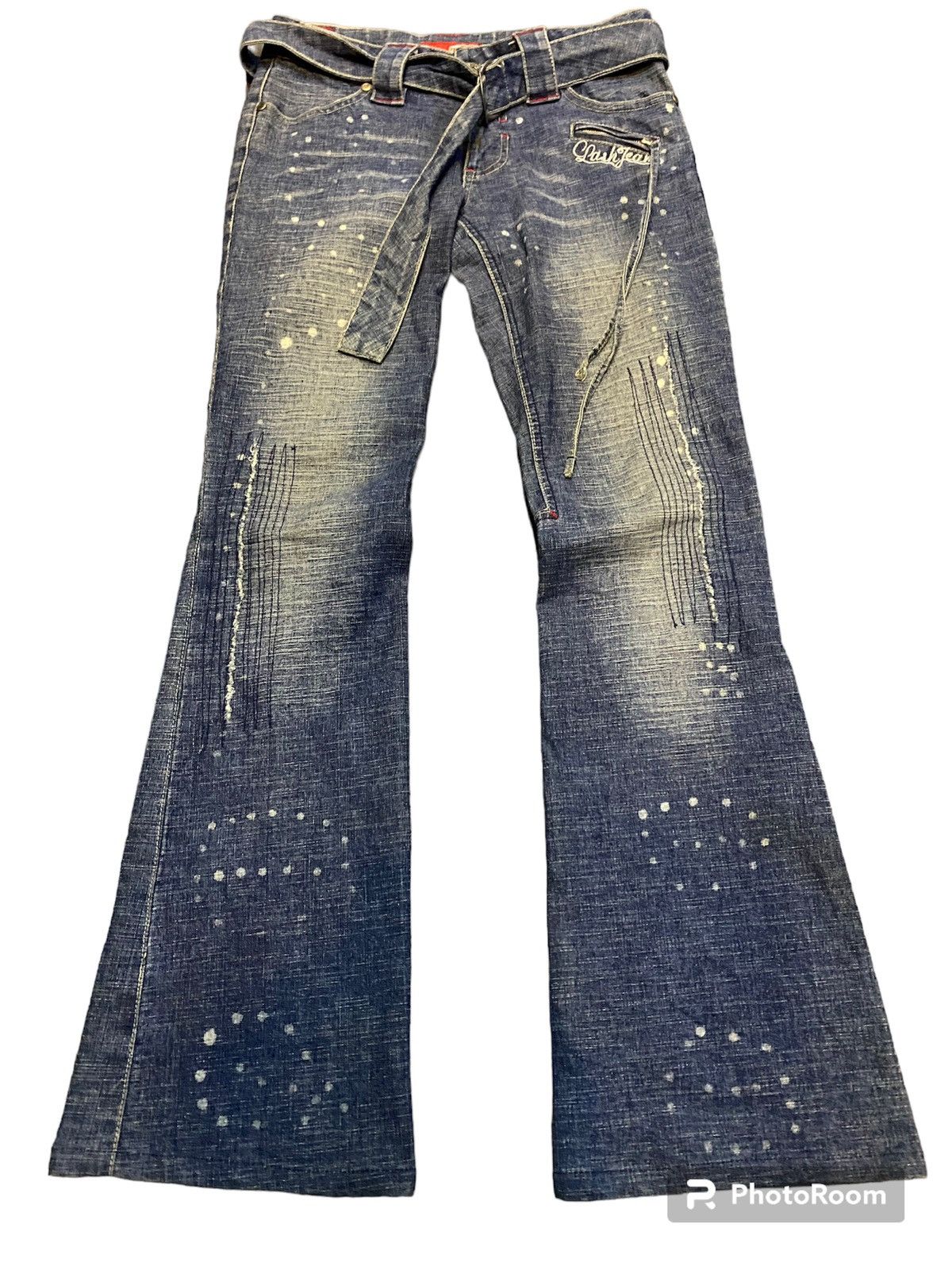 Hysteric Glamour Flare jeans Clash painted boot cut Size 28" / US 6 / IT 42 - 1 Thumbnail