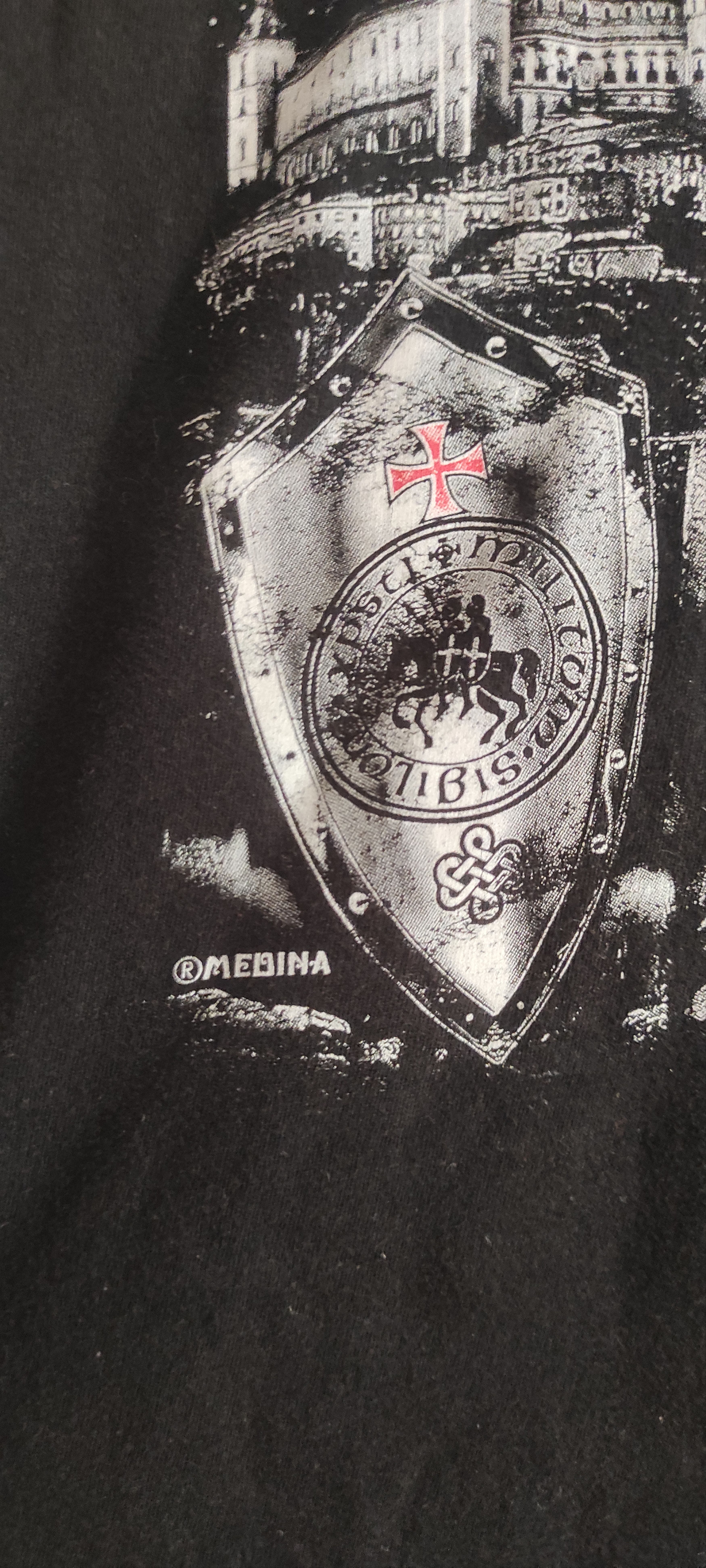 Other Medina Knights Templar Print Graphic Toledo t shirt Size US L / EU 52-54 / 3 - 4 Thumbnail