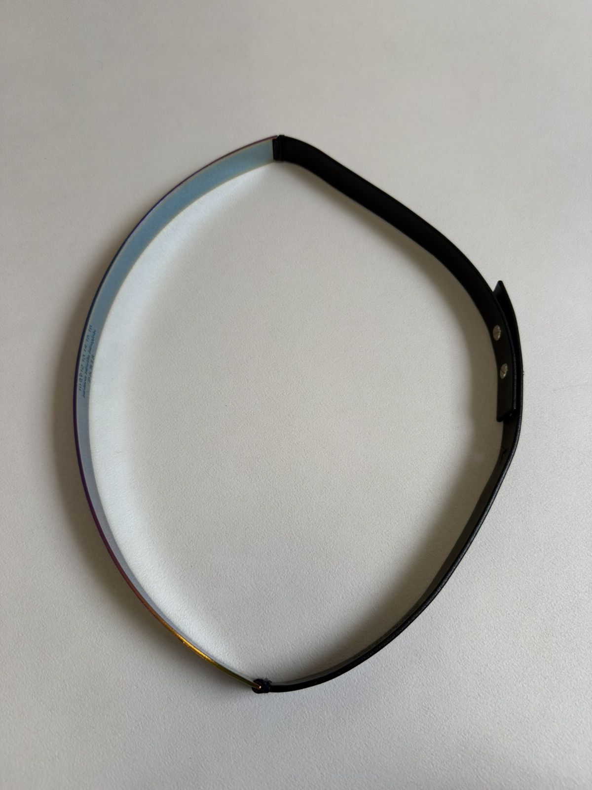 Maison Margiela 08 ‘Incognito’ Iridescent Metal/Leather Belt Size ONE SIZE - 16 Thumbnail