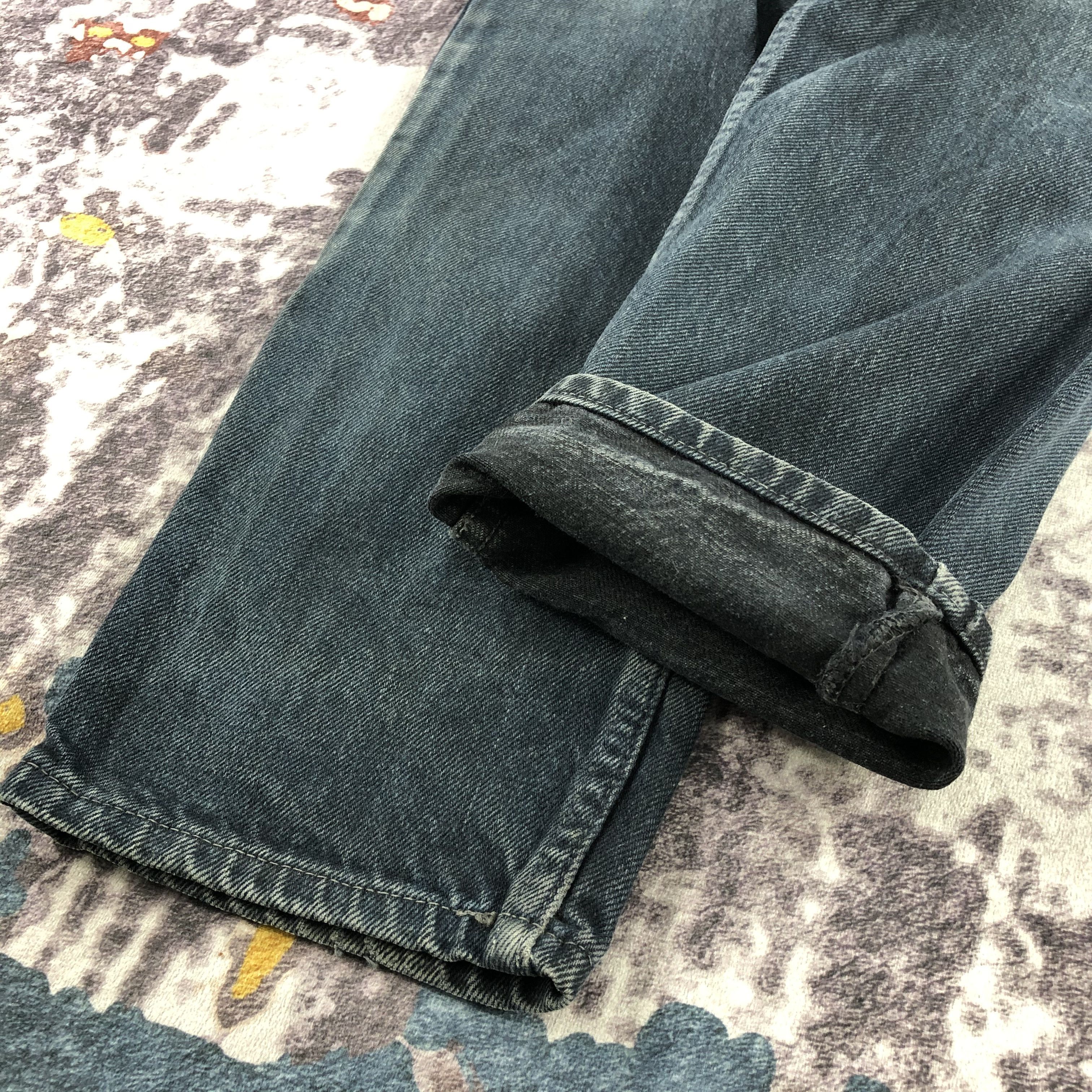 Levi's Vintage 90s Faded Black Levis 501 Jeans-JM2423 Size US 29 - 5 Thumbnail