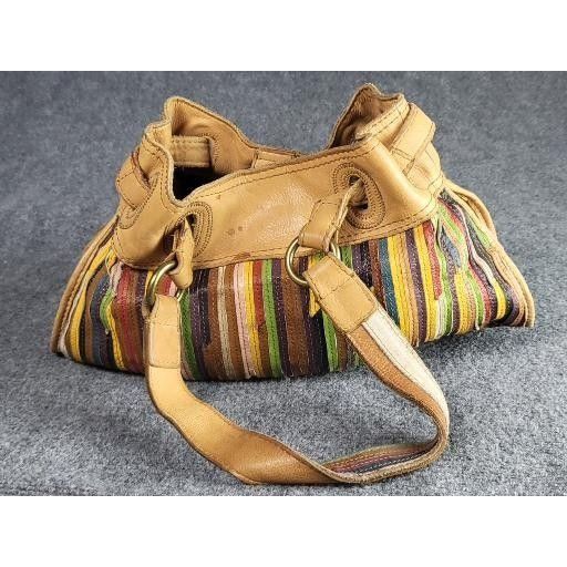 Lucky Brand Lucky Brand Sunshine Daydream Hobo Shoulder Bag Cognac Leath Size ONE SIZE - 3 Thumbnail