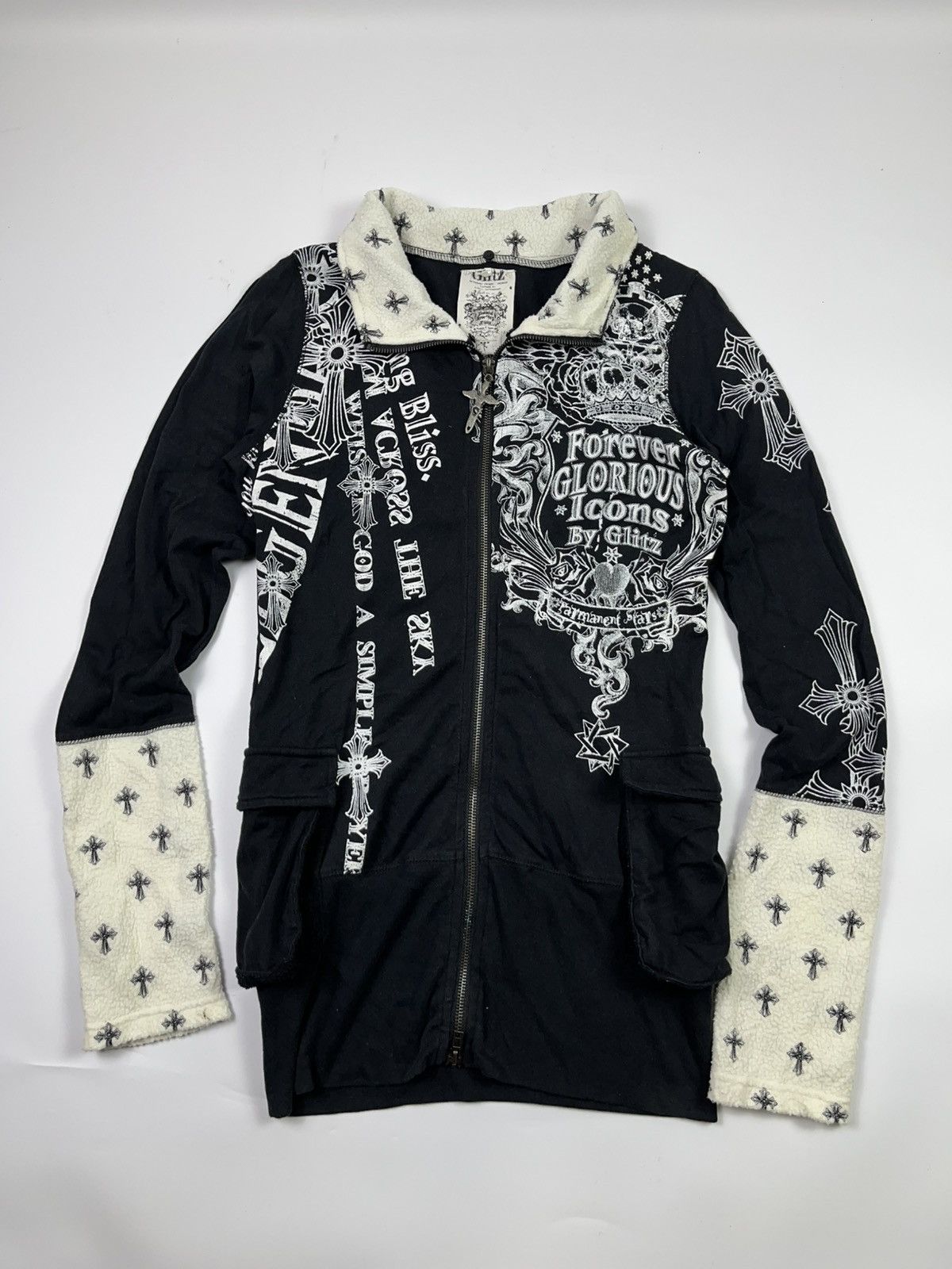 Japanese Brand ❤️‍🔥BINDING OFFER❤️‍🔥 AFFICTION CROSS GOTHIC BY GLITZ Size US M / EU 48-50 / 2 - 3 Thumbnail