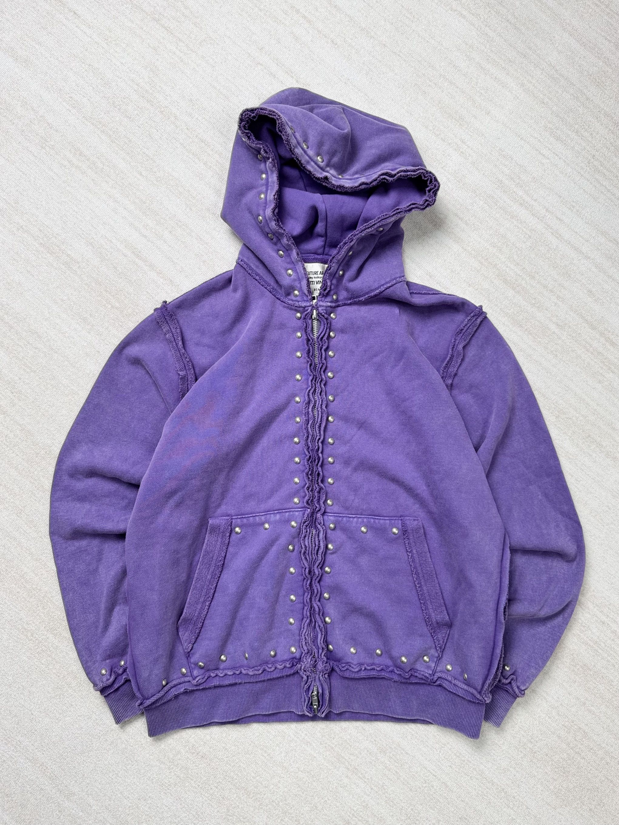 Japanese Brand UNWORN* FUTURE ARCHIVE CHEMICAL FADE MA-1 Hoodie Size US M / EU 48-50 / 2 - 2 Thumbnail