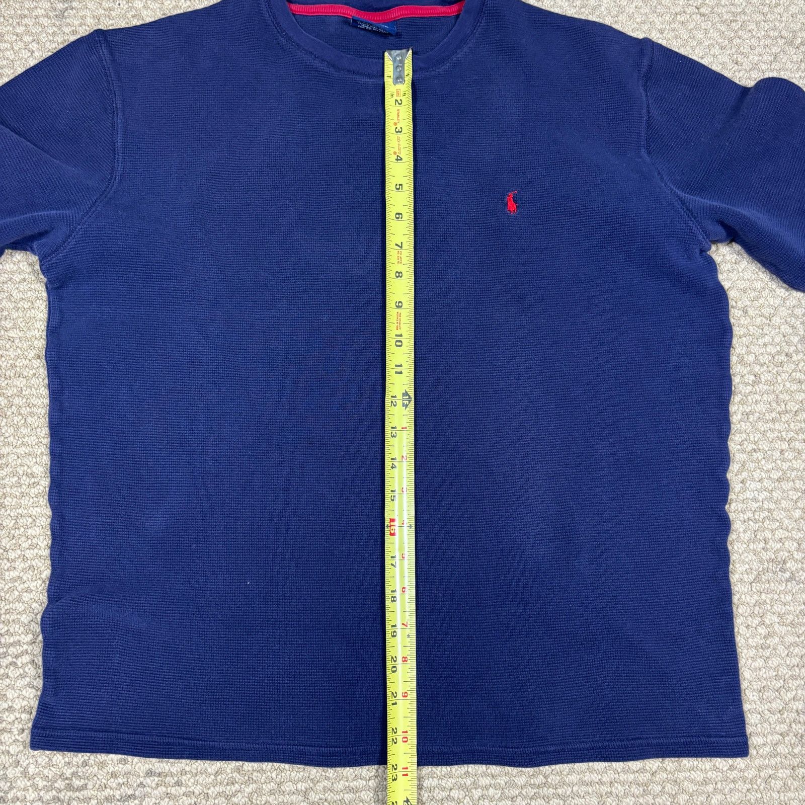 Polo Ralph Lauren vintage y2k 2000s Polo Ralph Lauren thermal waffle knit XL Size US XL / EU 56 / 4 - 7 Thumbnail
