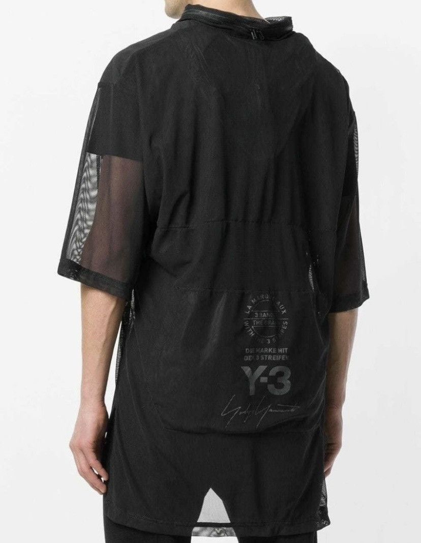 Y-3 Y-3 Yohji Yamamoto Adidas Mesh Foldable Hoodie Shirt Size US L / EU 52-54 / 3 - 16 Thumbnail