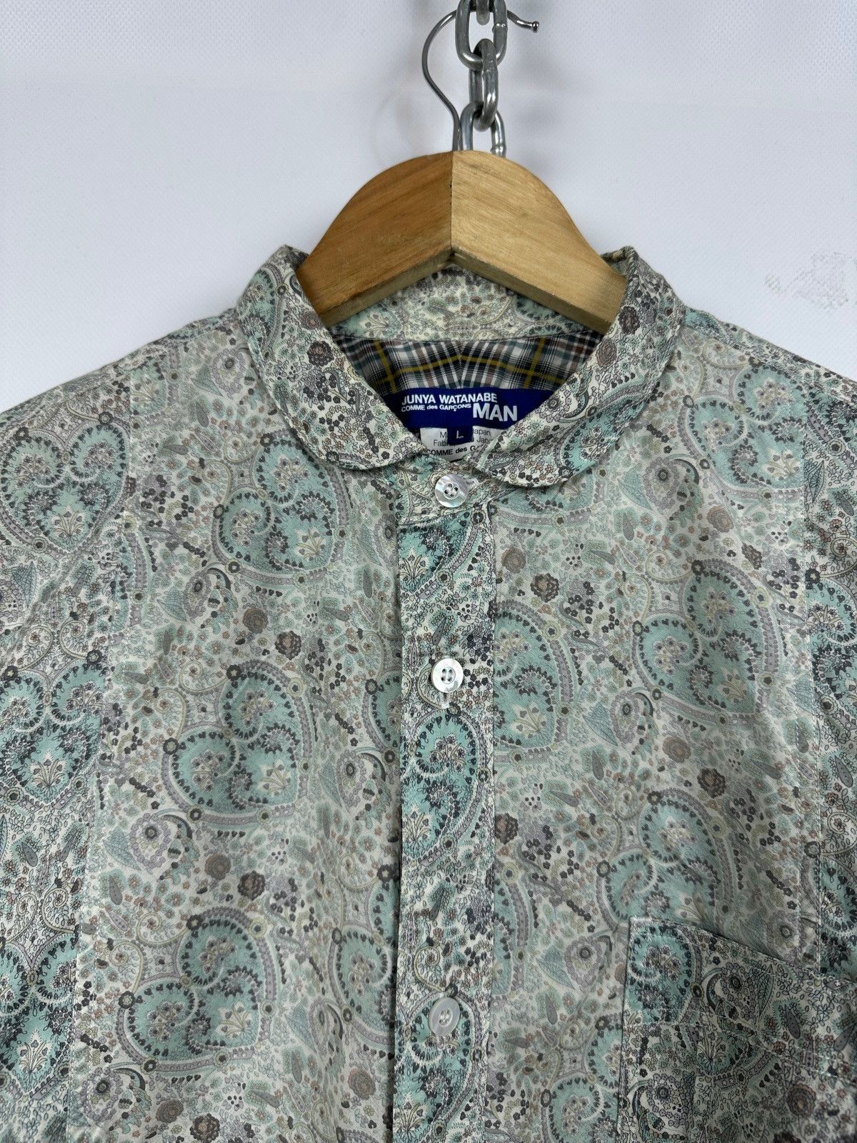 Junya Watanabe Comme des Garçons Junya Watanabe MAN Paisley Button Up Shirt Size US L / EU 52-54 / 3 - 7 Thumbnail