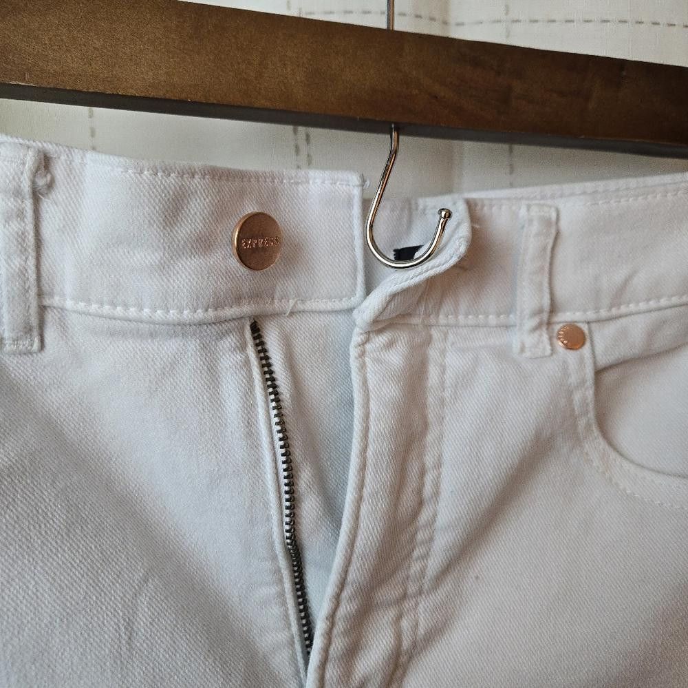 Express Express Straight Ankle High Rise Size 27" / US 4 / IT 40 - 4 Thumbnail