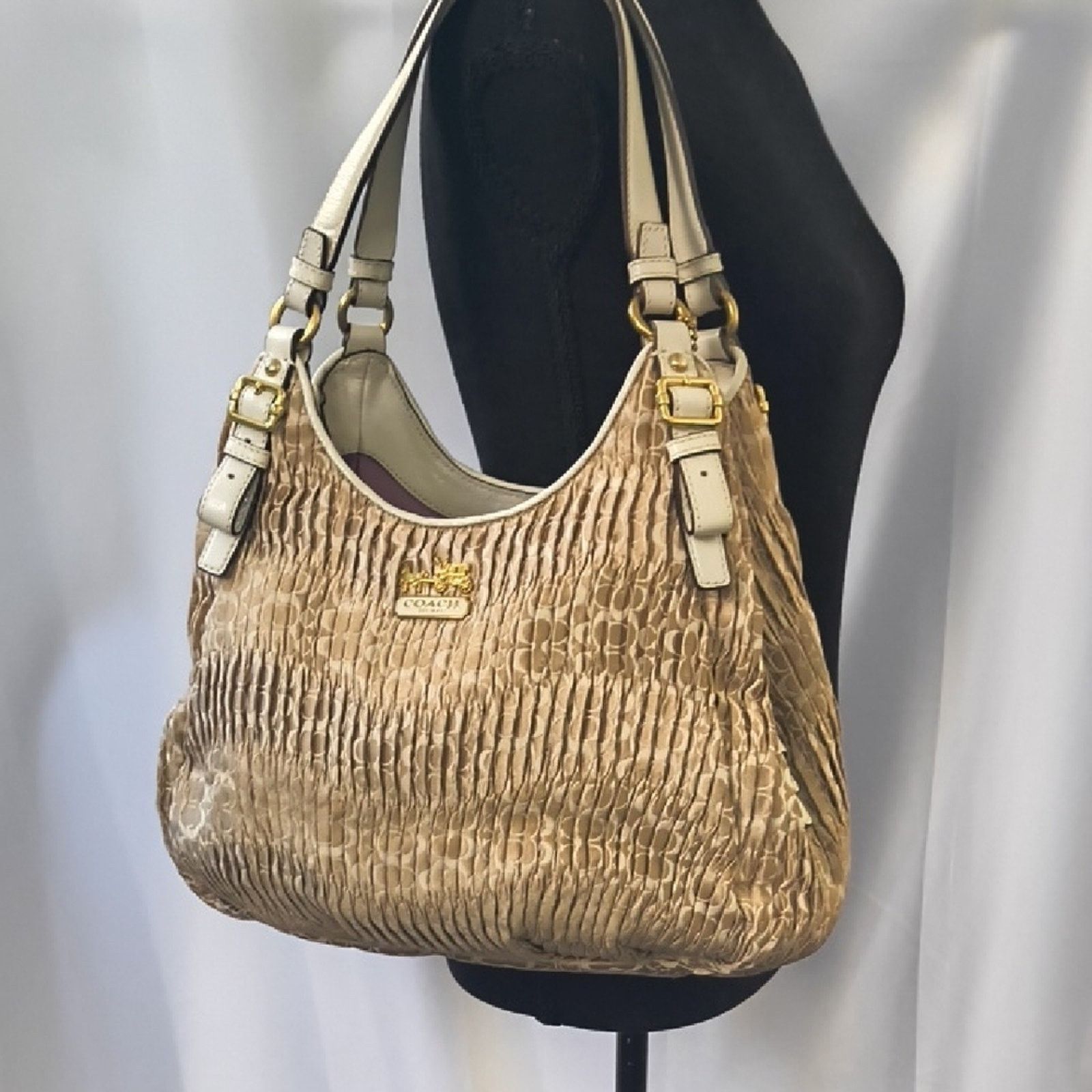 Coach Up-Crafted by Coach Madison Maggie Gathered Jacquard Size ONE SIZE - 1 Thumbnail