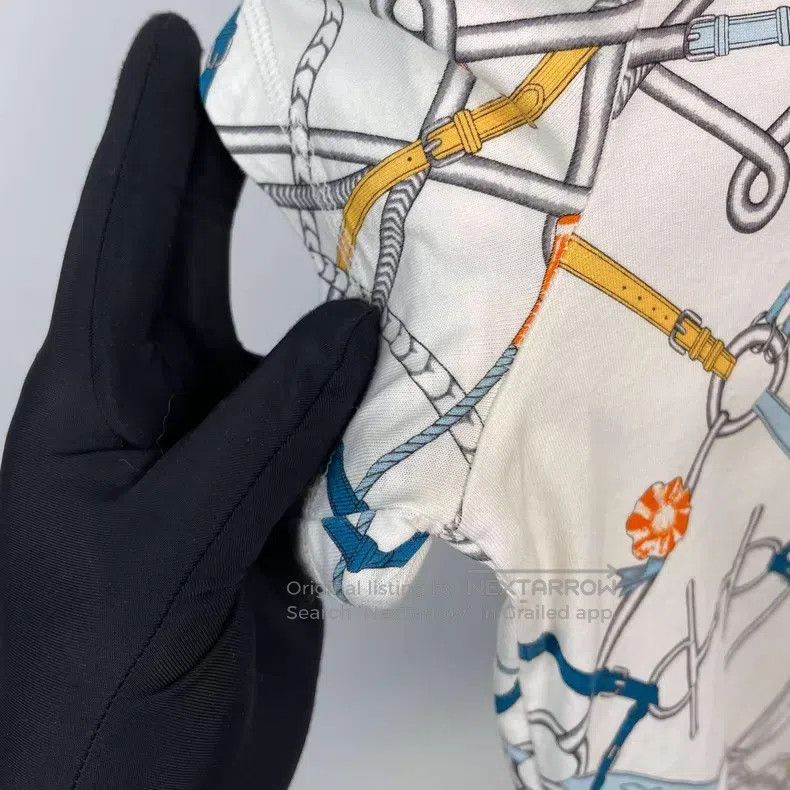 Hermes Hermes Equestrian Chain Link Short Sleeve Size XXS / US 00 / IT 34 - 5 Thumbnail