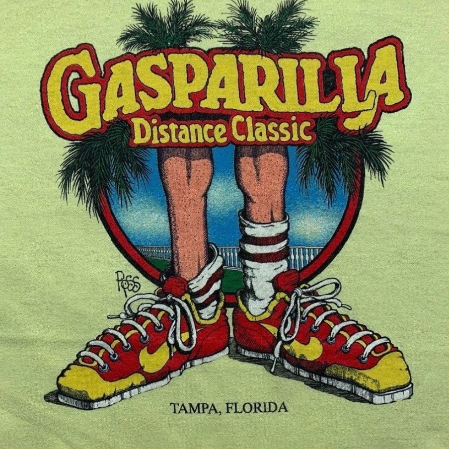 Nike VINTAGE Nike T Shirt USA Rare Florida Ross Geisha Gasparilla Running Long Sleeve Size US XL / EU 56 / 4 - 3 Thumbnail