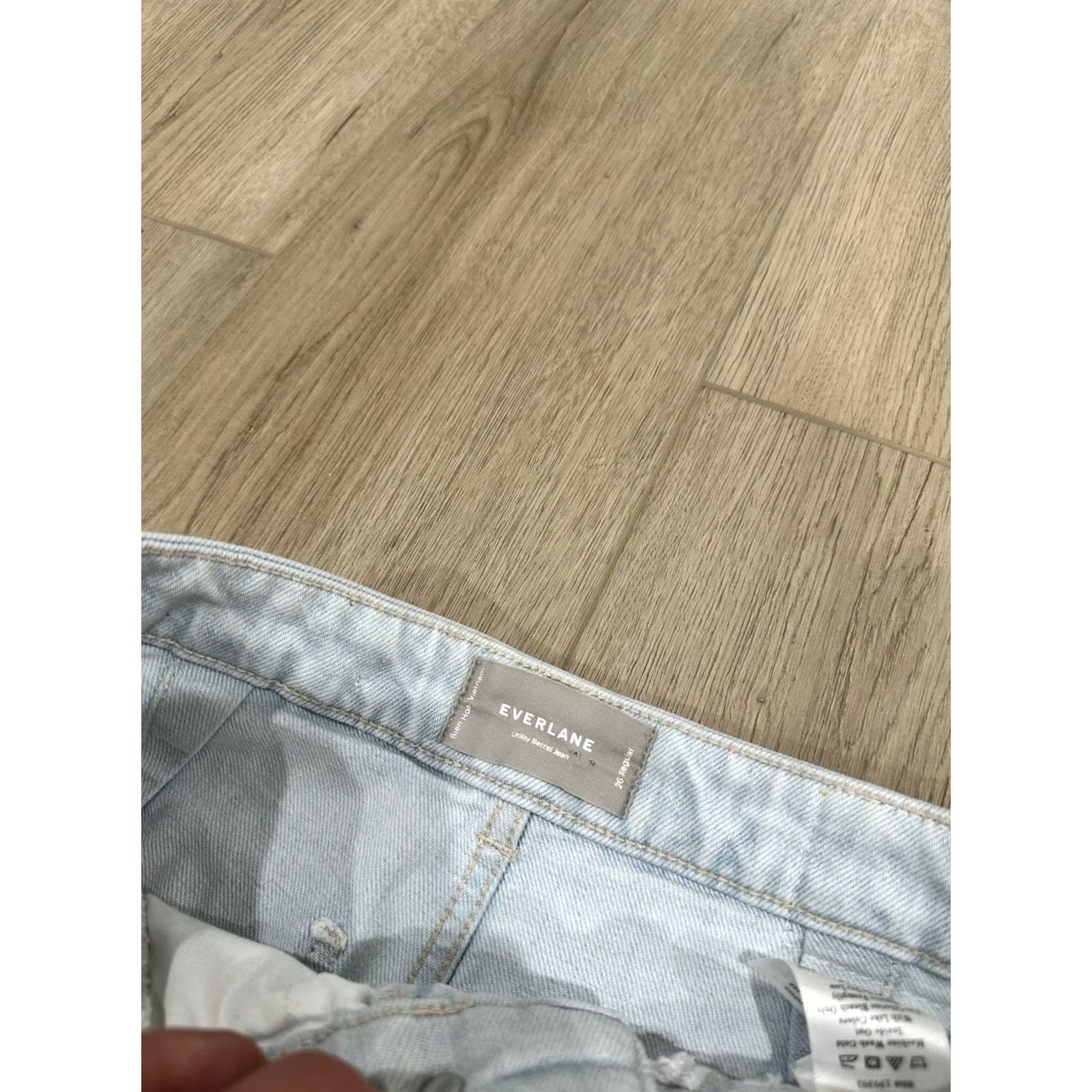 Everlane Everlane Jeans Womens Size 26 Utility Barrel Light Wash Cropped Tapered Denim Size 26" / US 2 / IT 38 - 6 Thumbnail