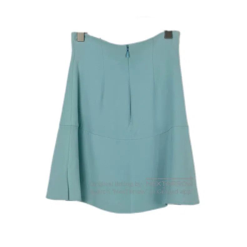 Dior Dior Lake blue mulberry silk short skirt Size 24" / US 00 / IT 34 - 2 Thumbnail